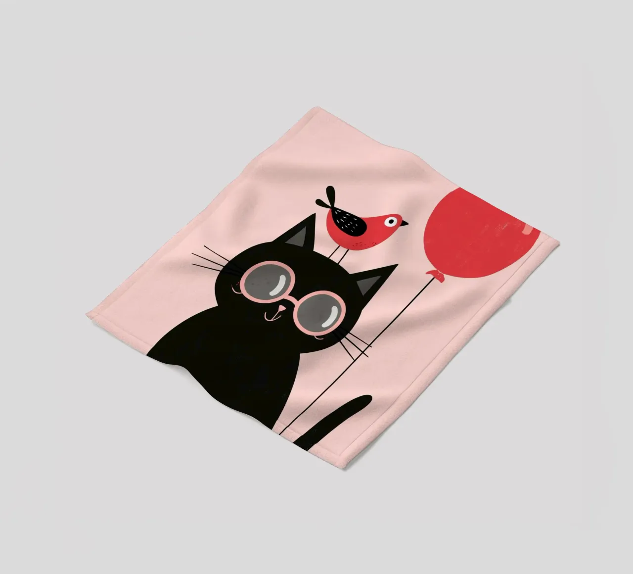 Purr & Tweet coperta in pile da Kiara