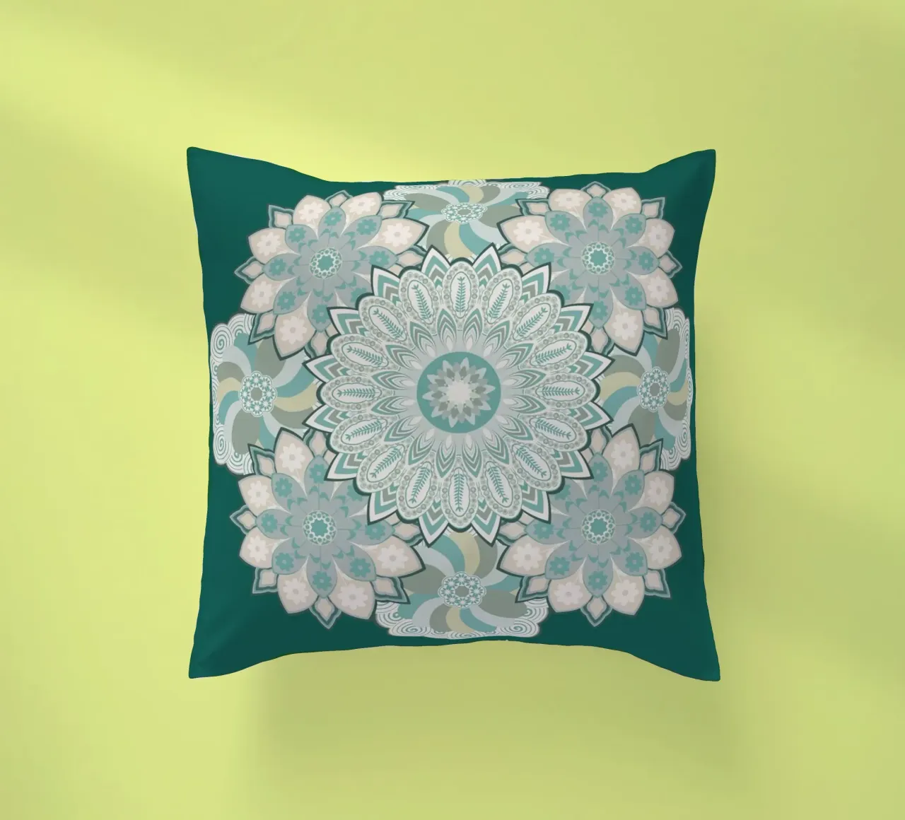 Mandala, qui e ora cuscino da Collection “Esprit Mandala"