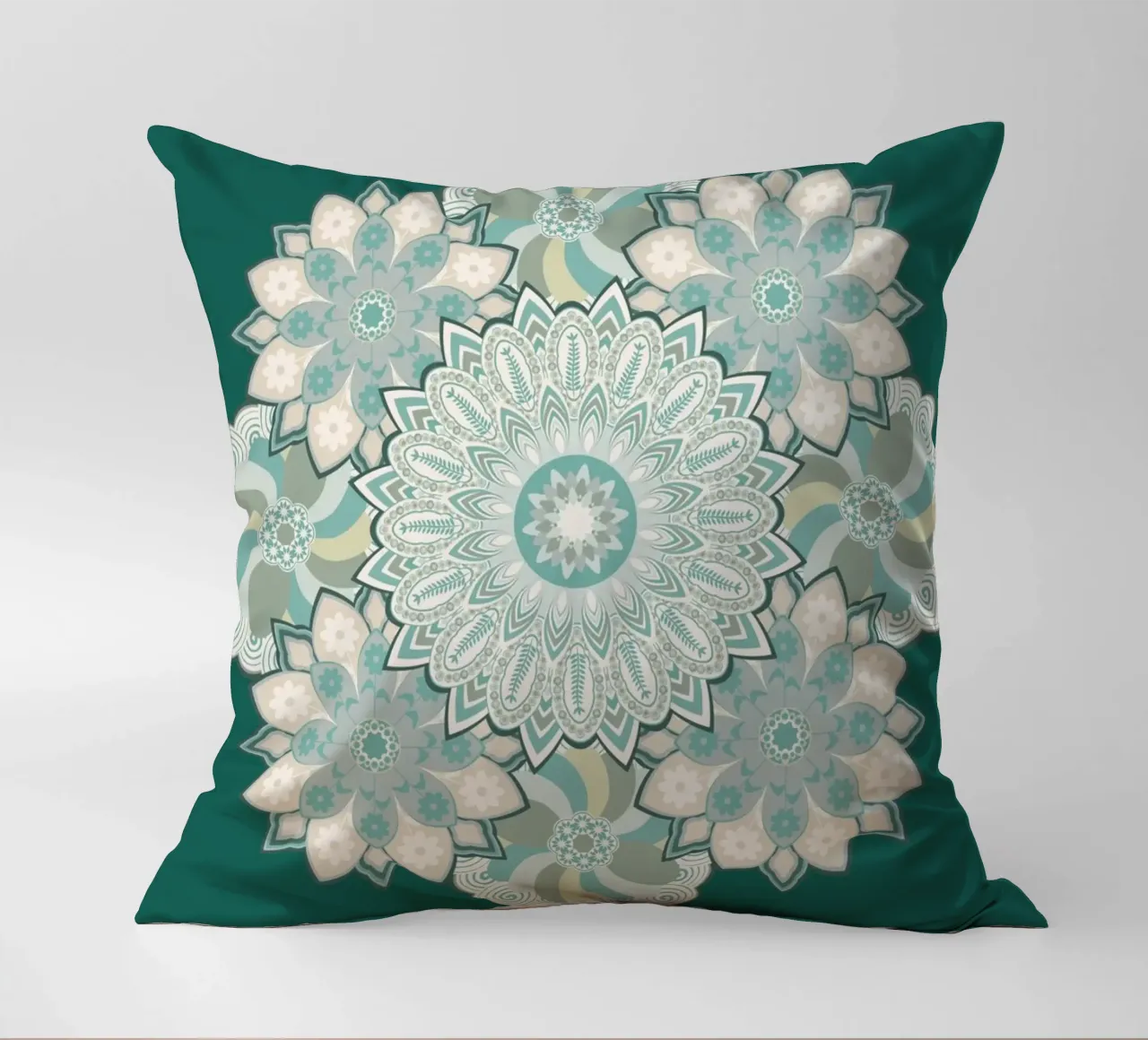 Mandala, qui e ora cuscino da Collection “Esprit Mandala"