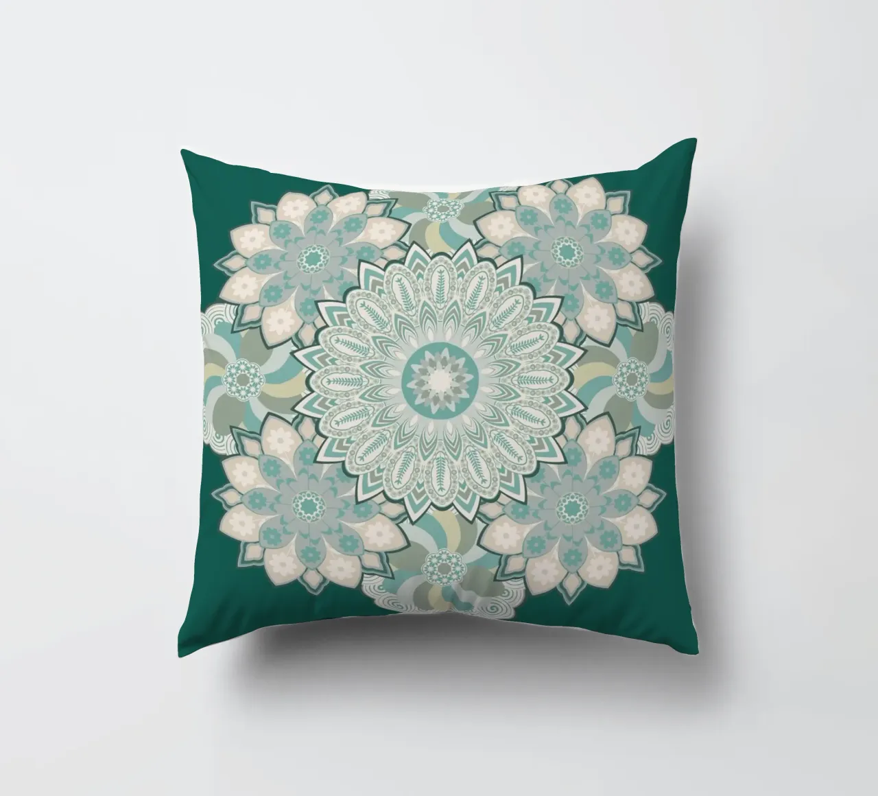 Mandala, qui e ora cuscino da Collection “Esprit Mandala"