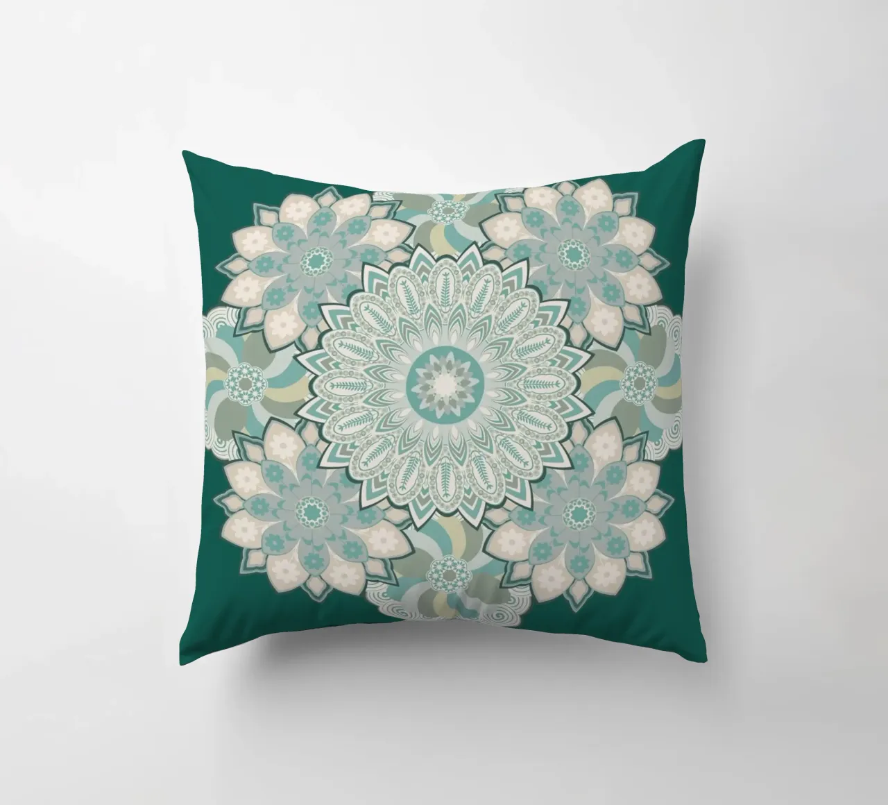 Mandala, qui e ora cuscino da Collection “Esprit Mandala"