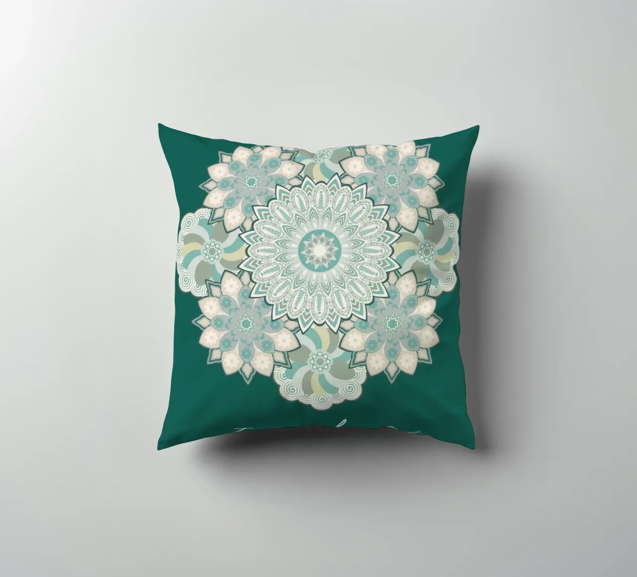 Mandala, qui e ora cuscino da Collection “Esprit Mandala"