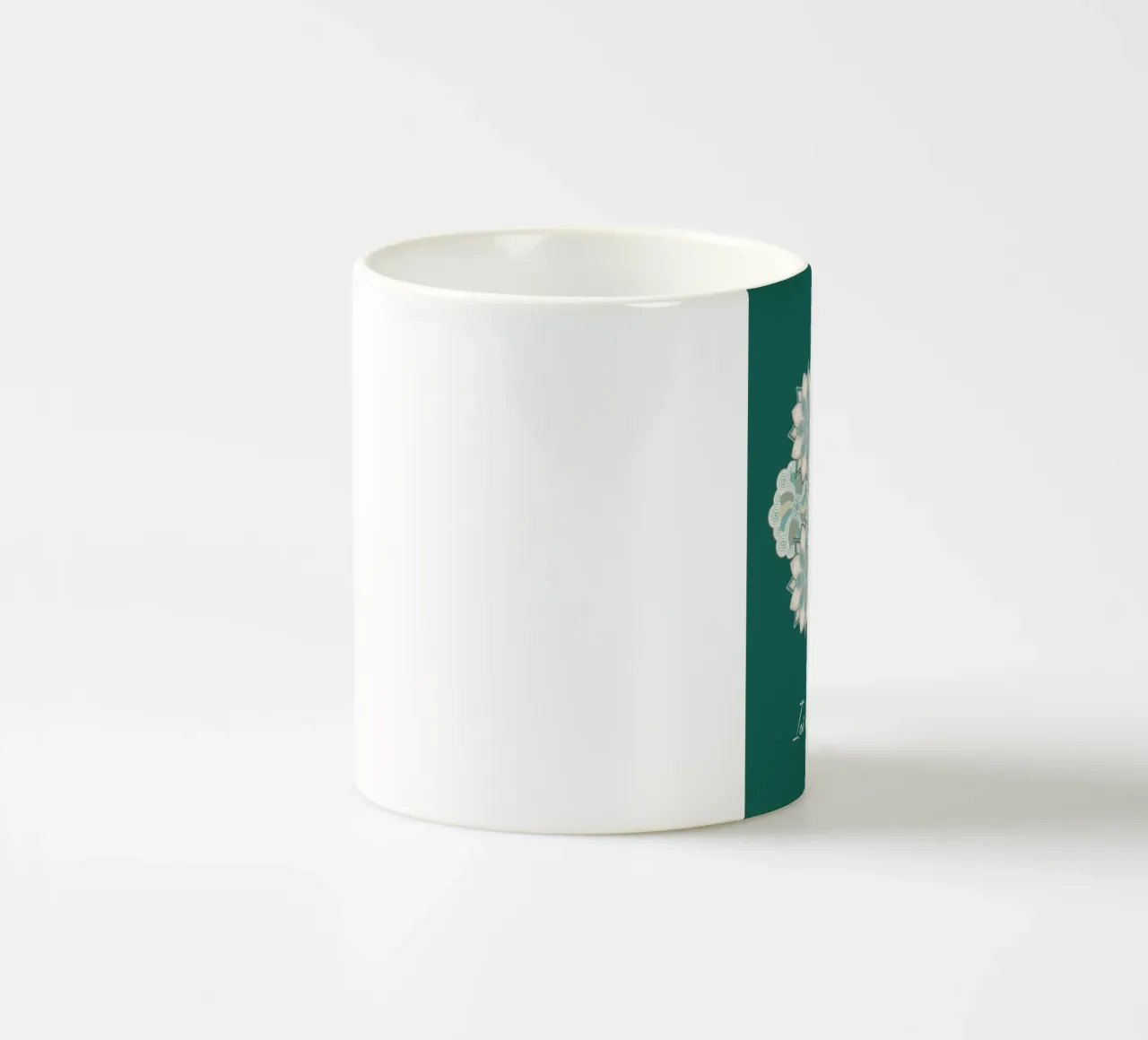 Mandala, qui e ora tazza in ceramica da Collection “Esprit Mandala"