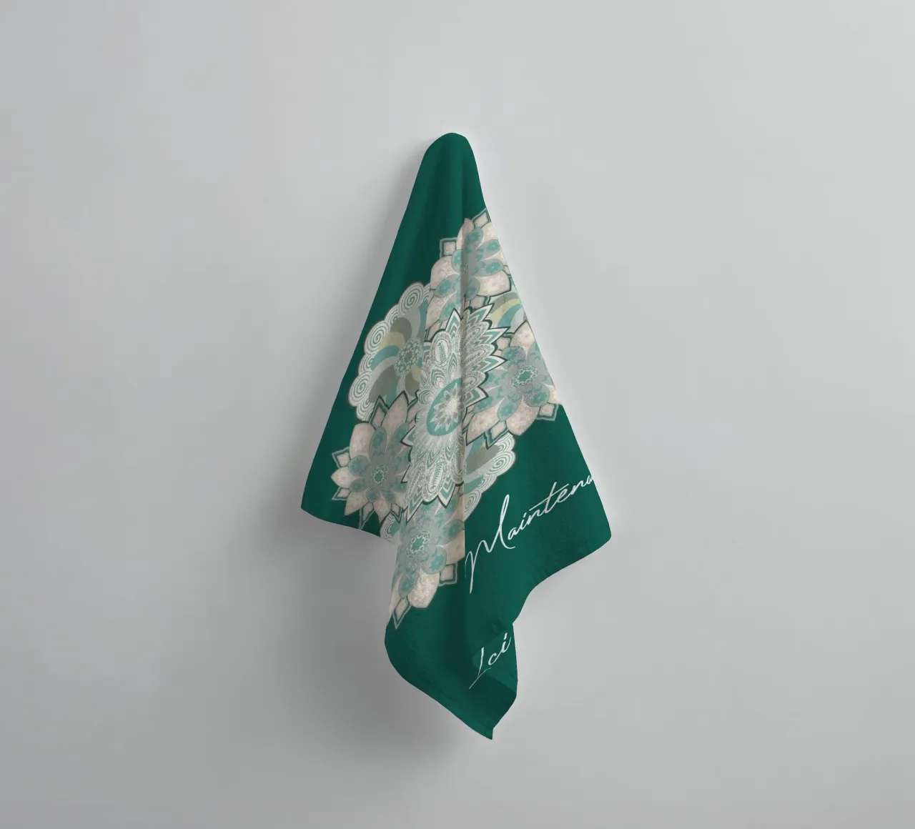 Mandala, qui e ora asciugamano da bagno da Collection “Esprit Mandala"