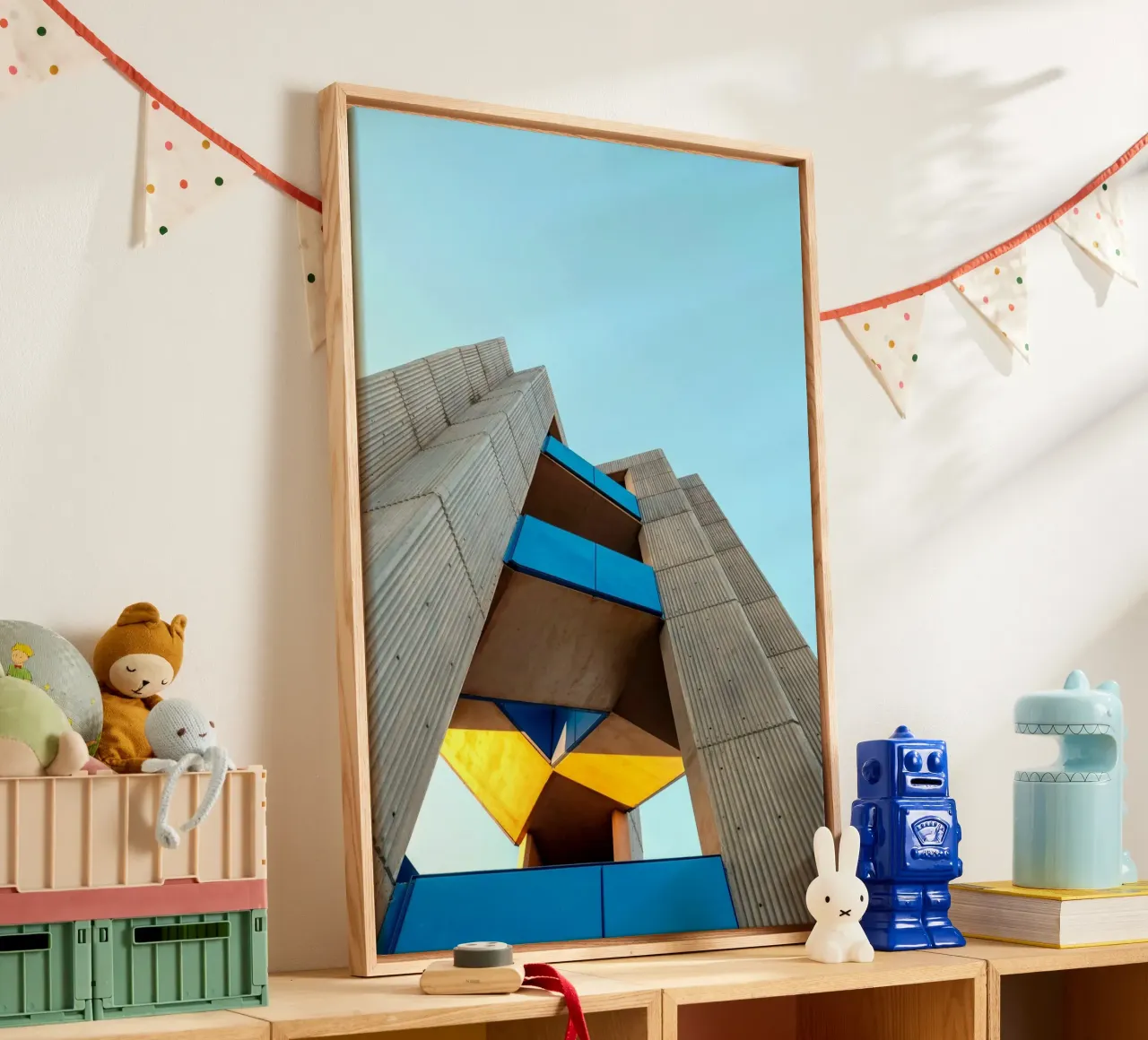 modern architecture building canvas by Earthly Visions
