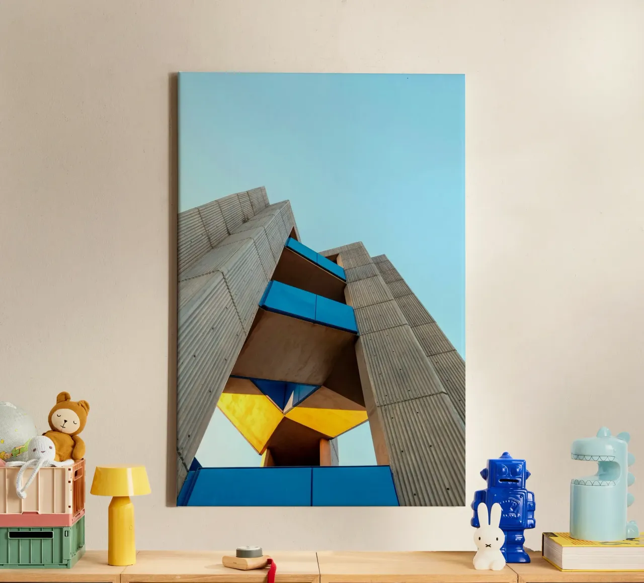 modern architecture building canvas by Earthly Visions