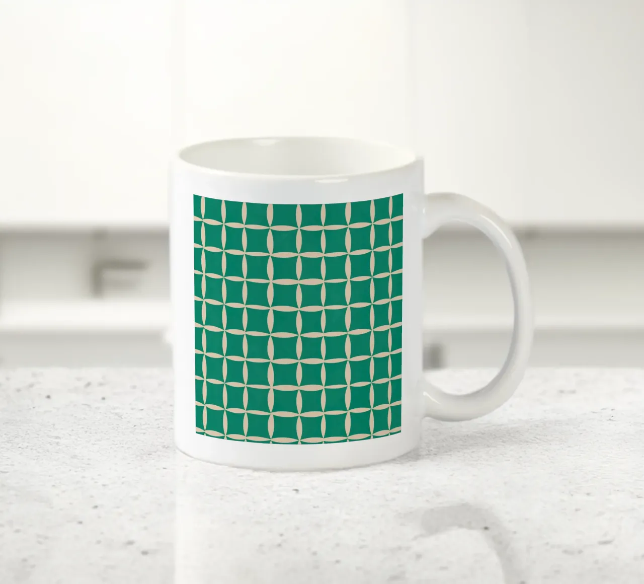 Schema ripetitivo 44 tazza in ceramica da Little Dean