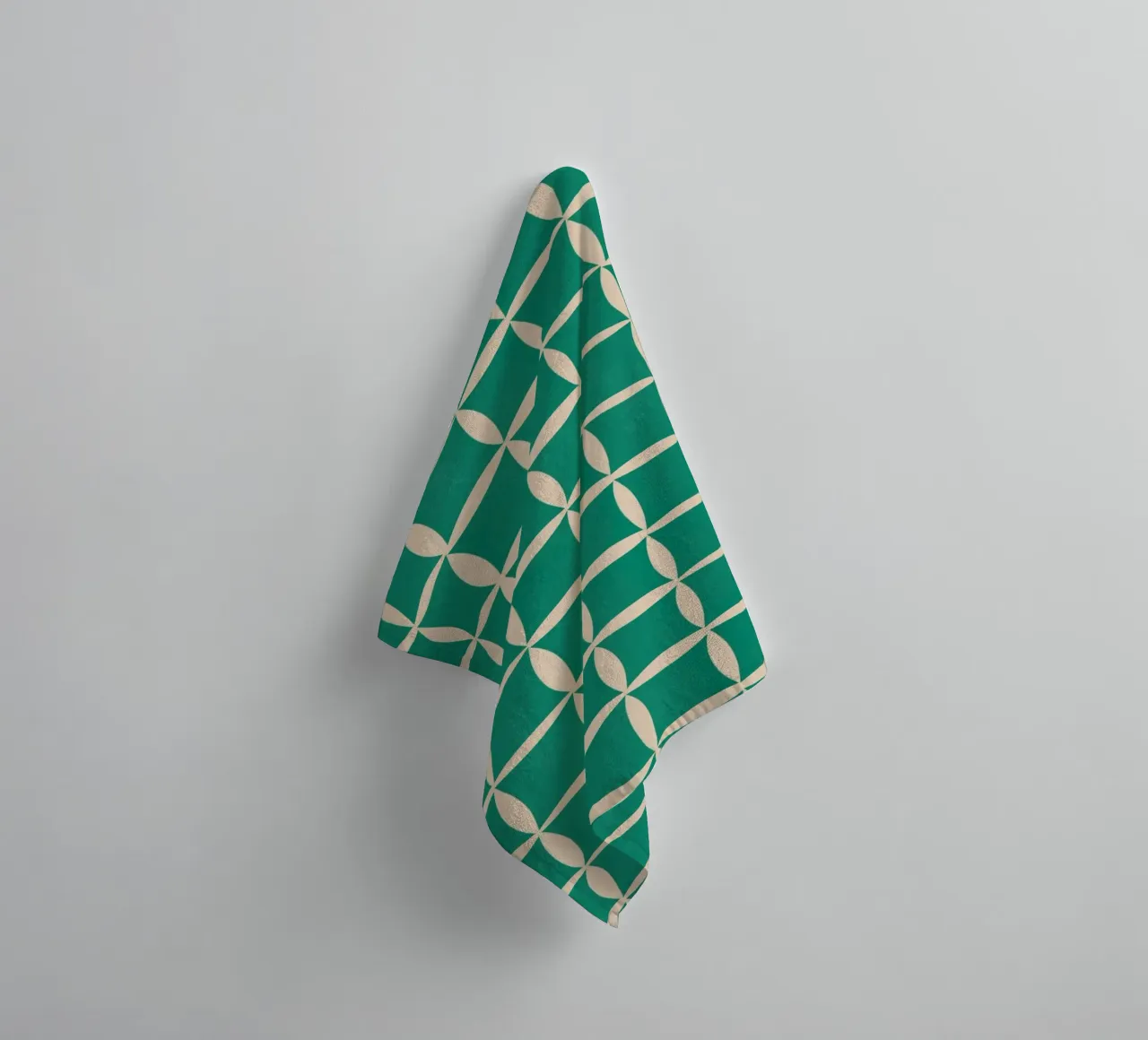Repetitive pattern 44 towel by Little Dean