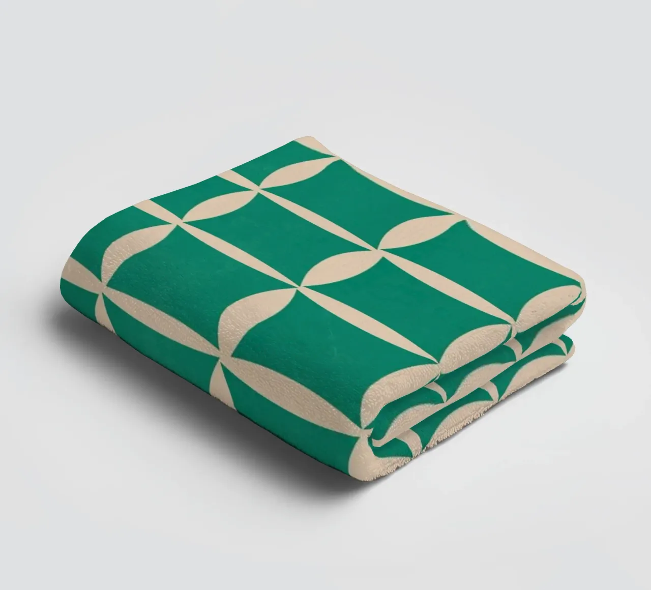 Repetitive pattern 44 towel by Little Dean