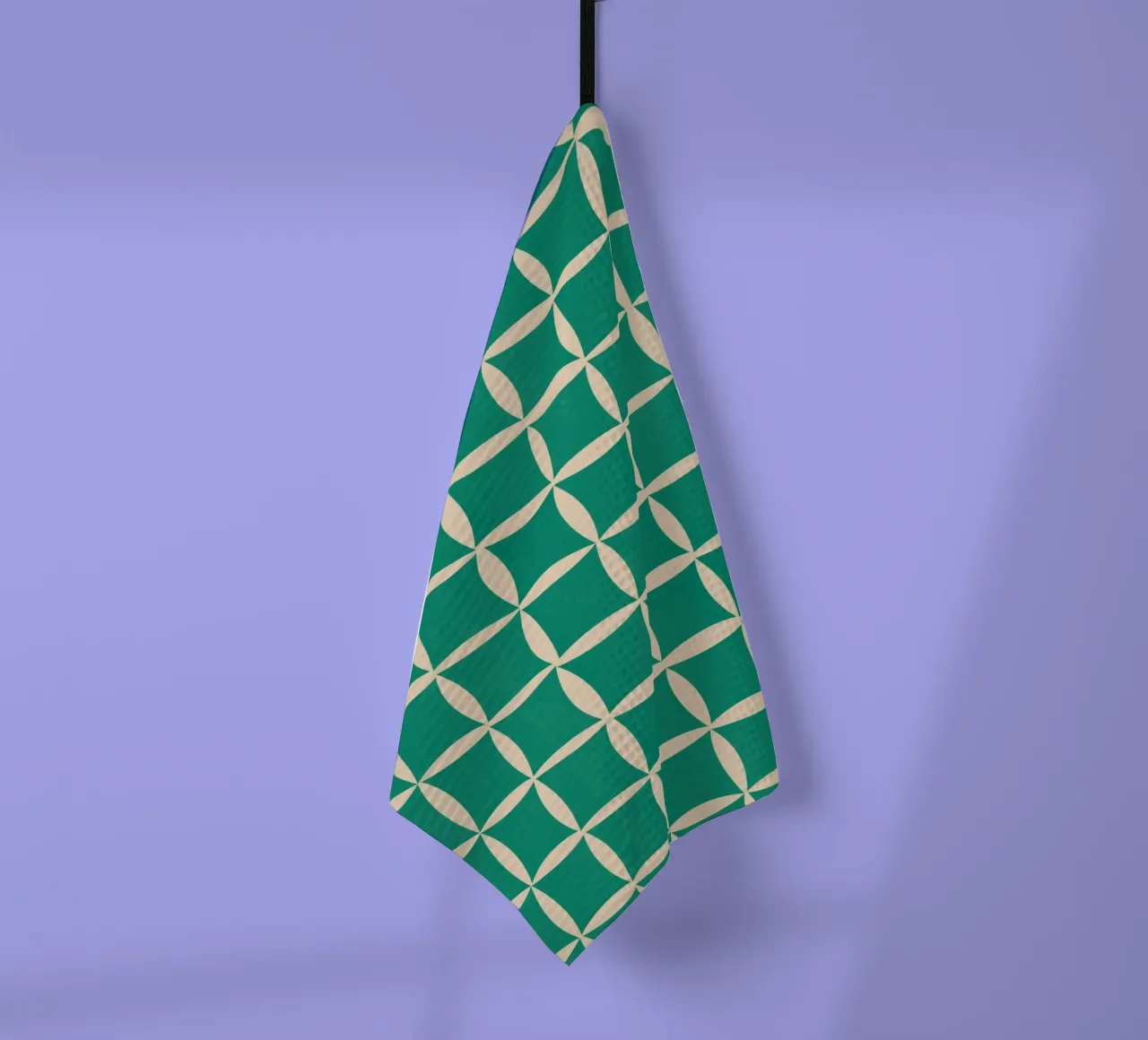 Repetitive pattern 44 tea towel by Little Dean