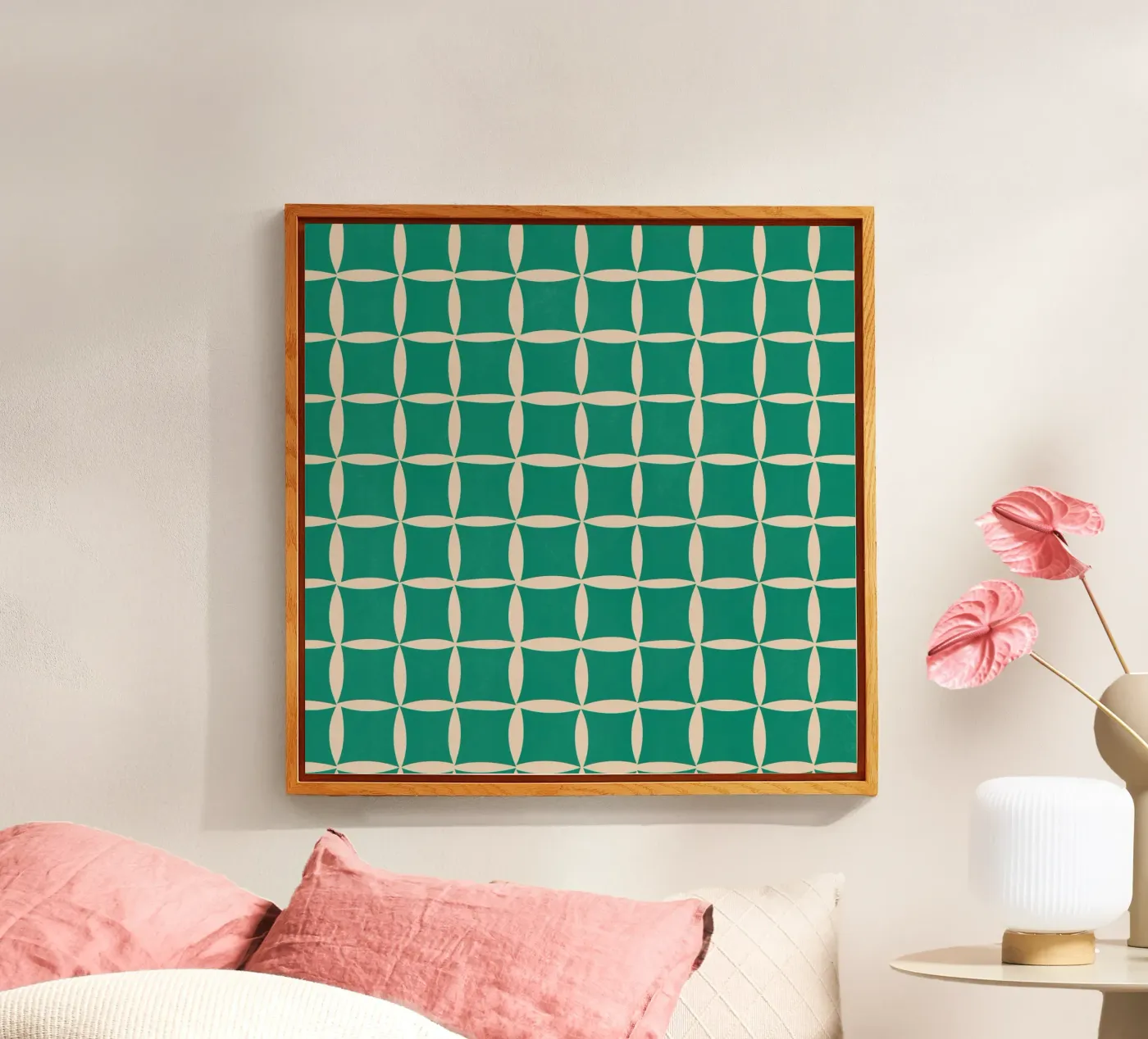 Sich wiederholendes Muster 44 Acryl-Glas von Little Dean