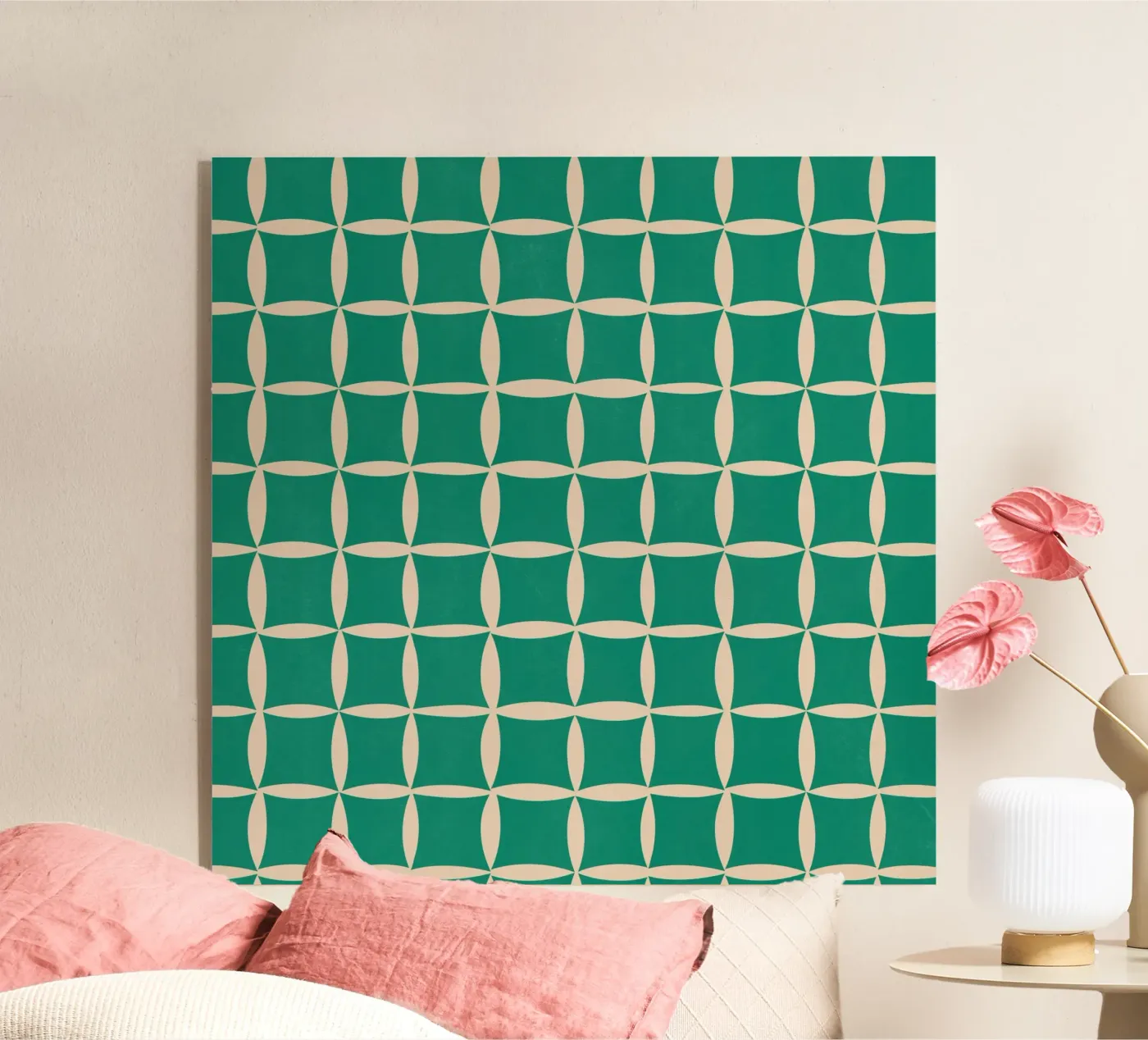Sich wiederholendes Muster 44 Acryl-Glas von Little Dean