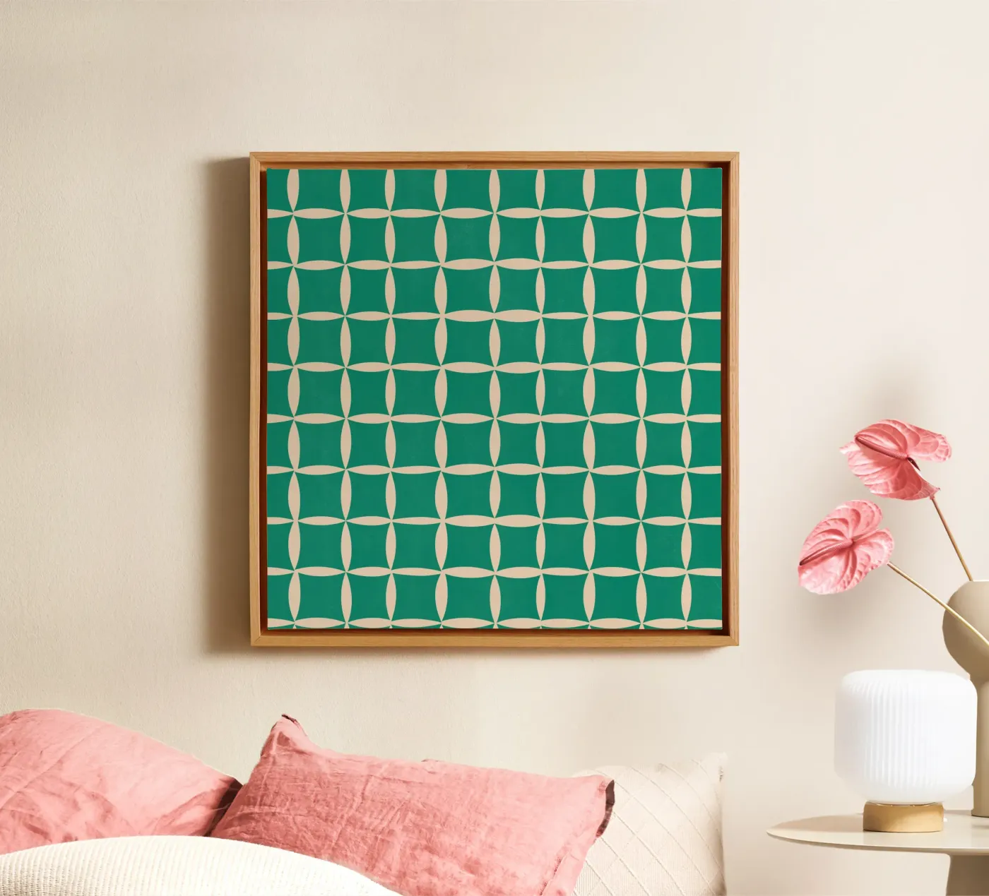 Repetitive pattern 44 canvas by Little Dean