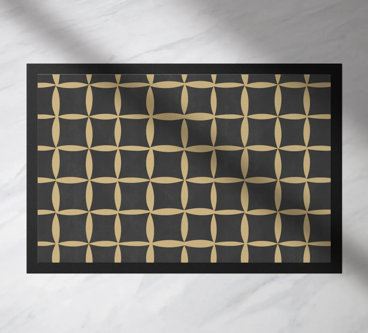 Repetitive pattern 45 doormat by Little Dean
