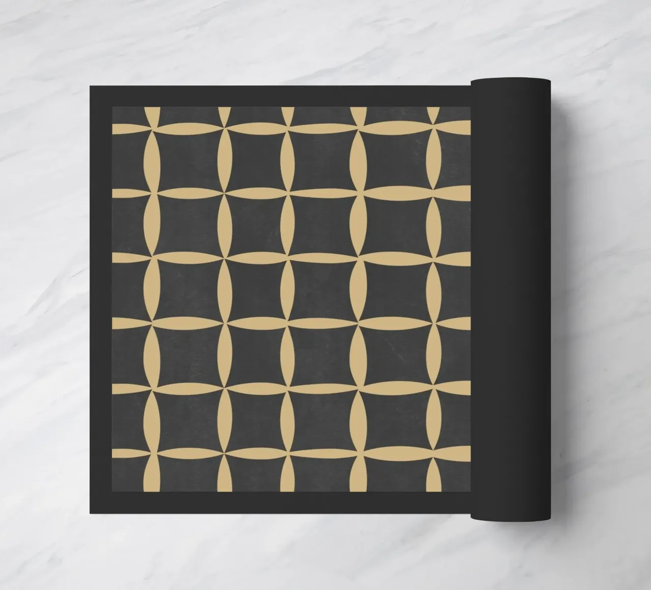 Repetitive pattern 45 doormat by Little Dean
