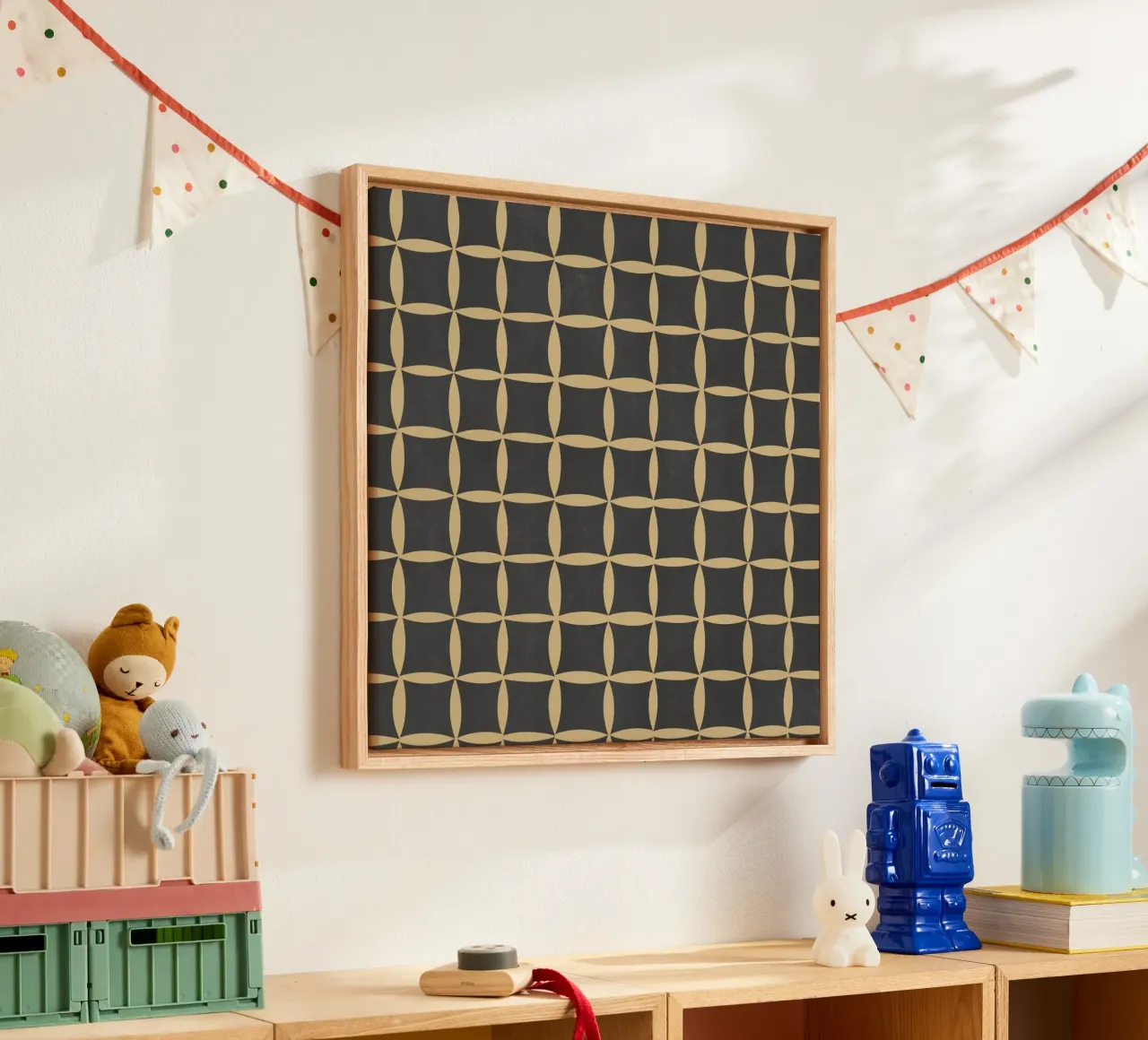 Repetitive pattern 45 canvas by Little Dean