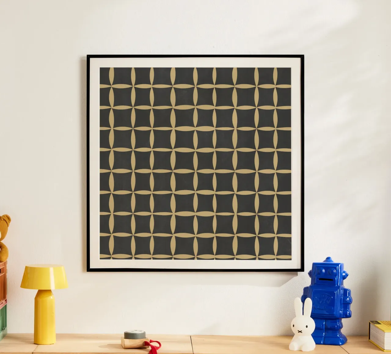 Repetitive pattern 45 poster by Little Dean