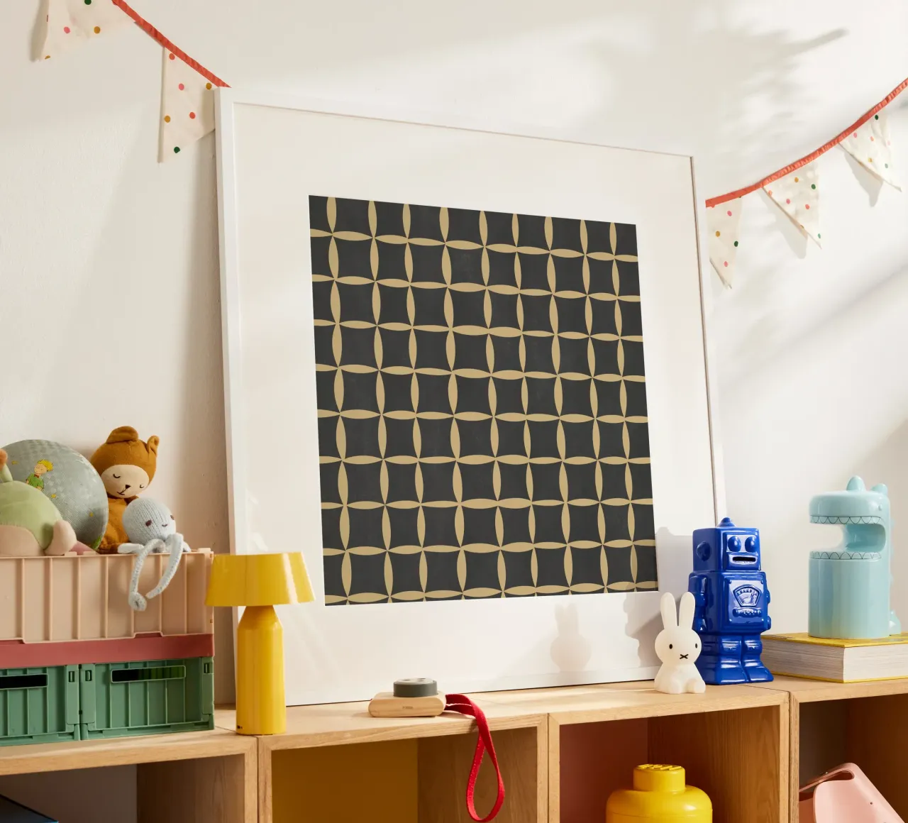 Repetitive pattern 45 poster by Little Dean