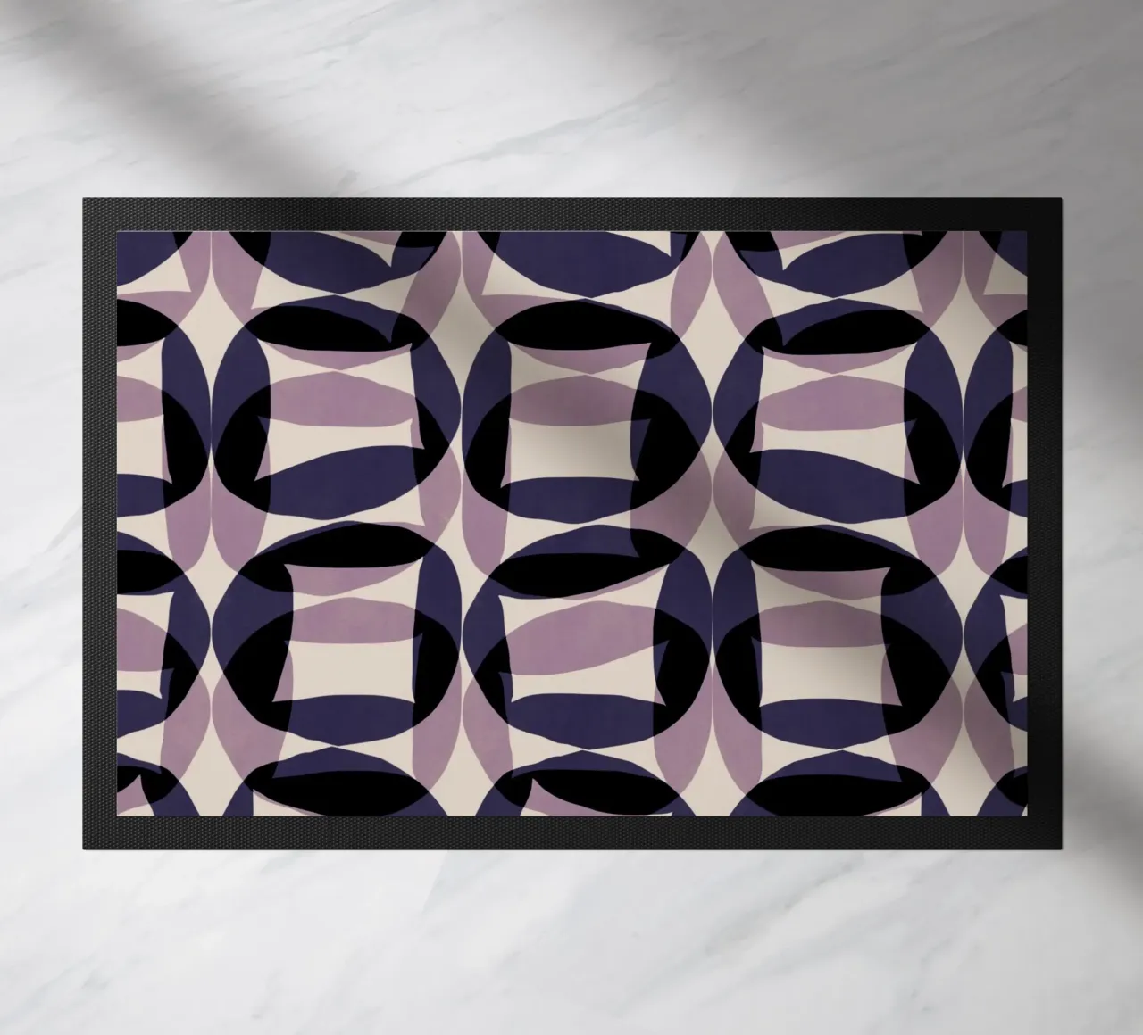 Repetitive pattern 46 doormat by Little Dean