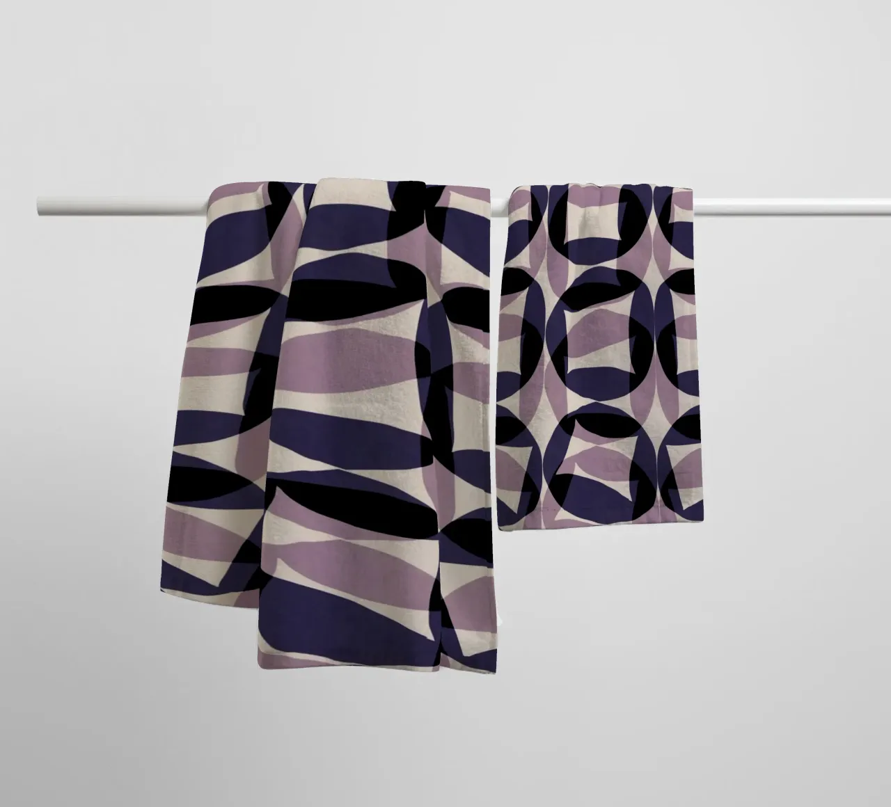 Repetitive pattern 46 towel by Little Dean