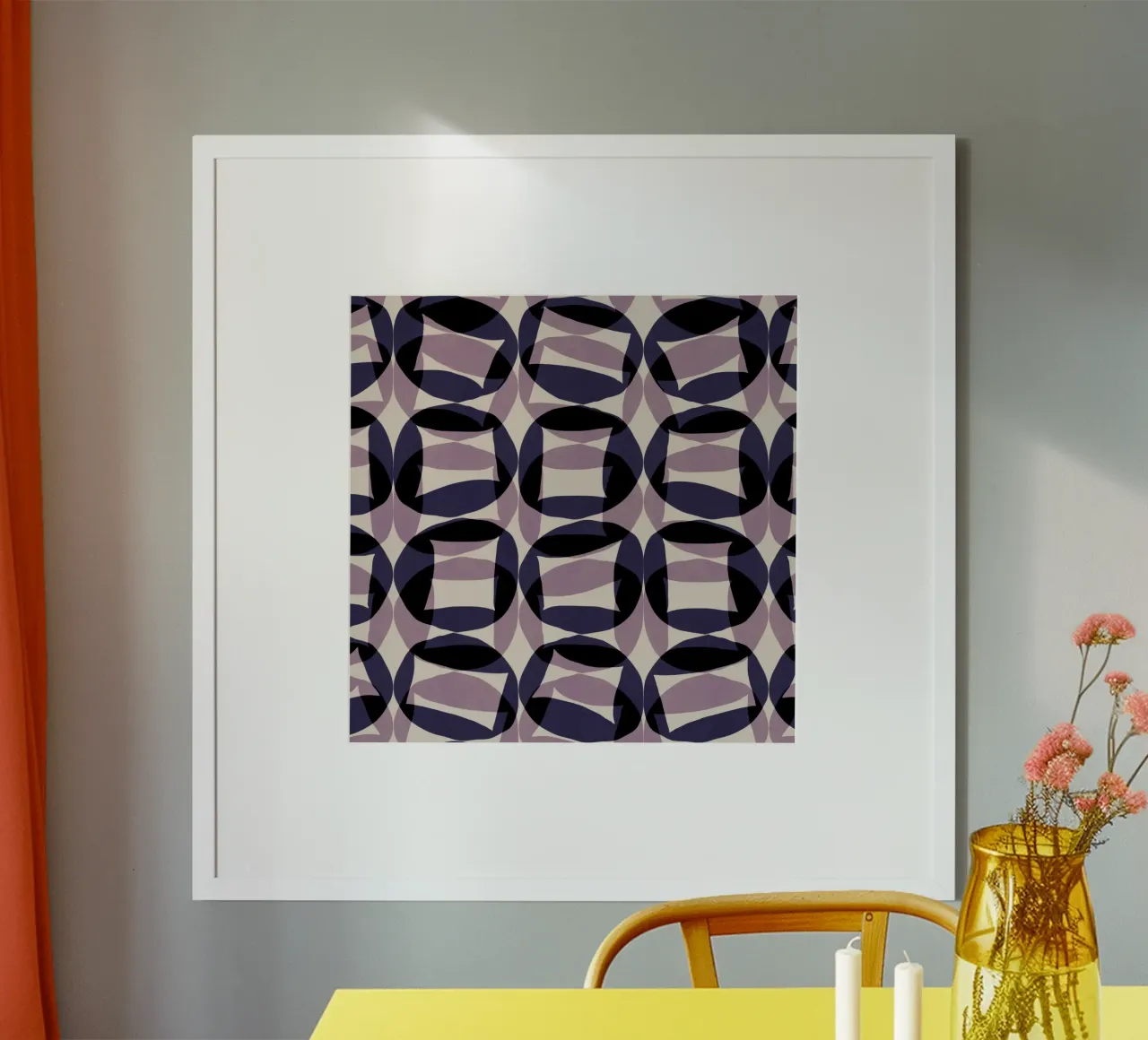 Repetitive pattern 46 poster by Little Dean