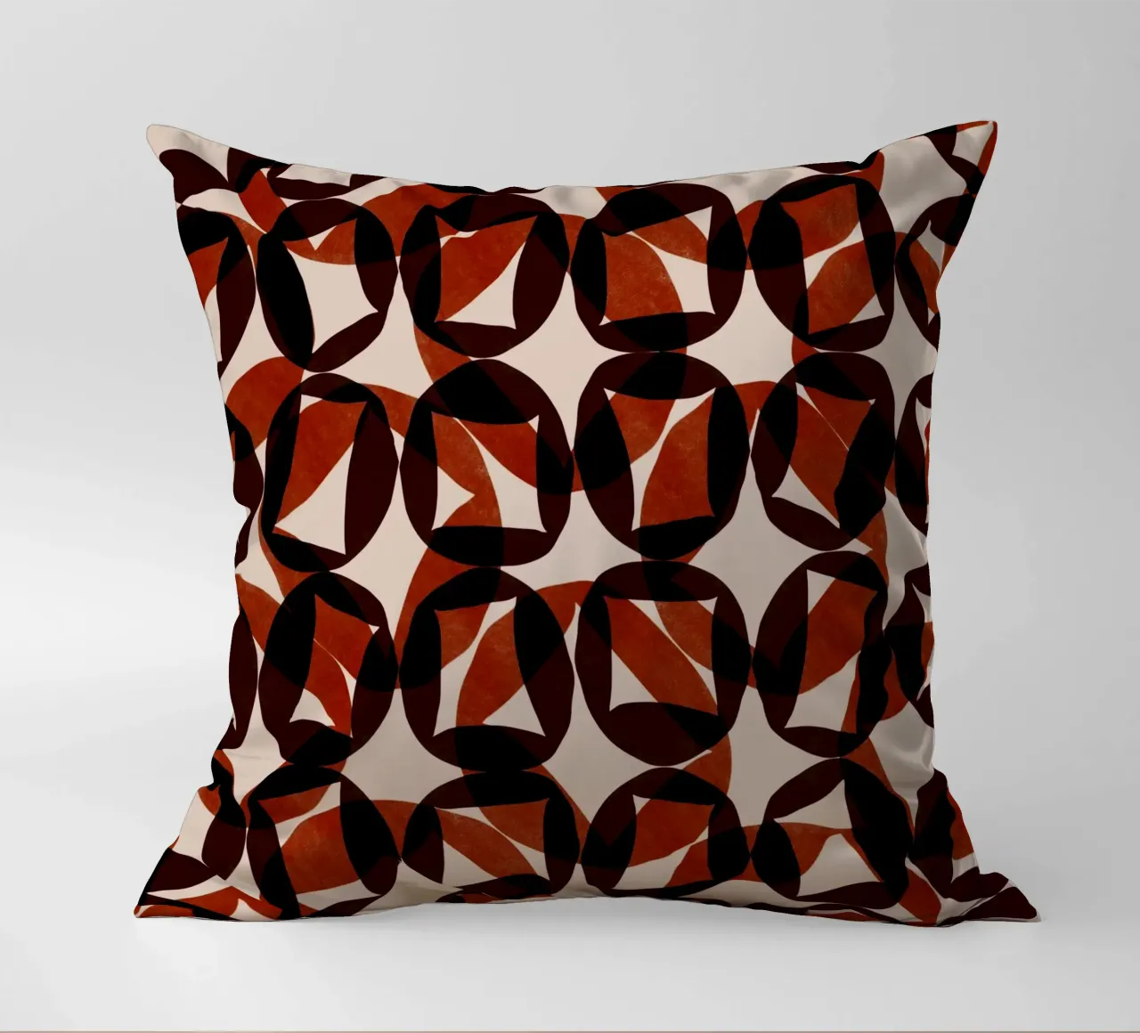 Repetitive pattern 48 decorative cushion by Little Dean
