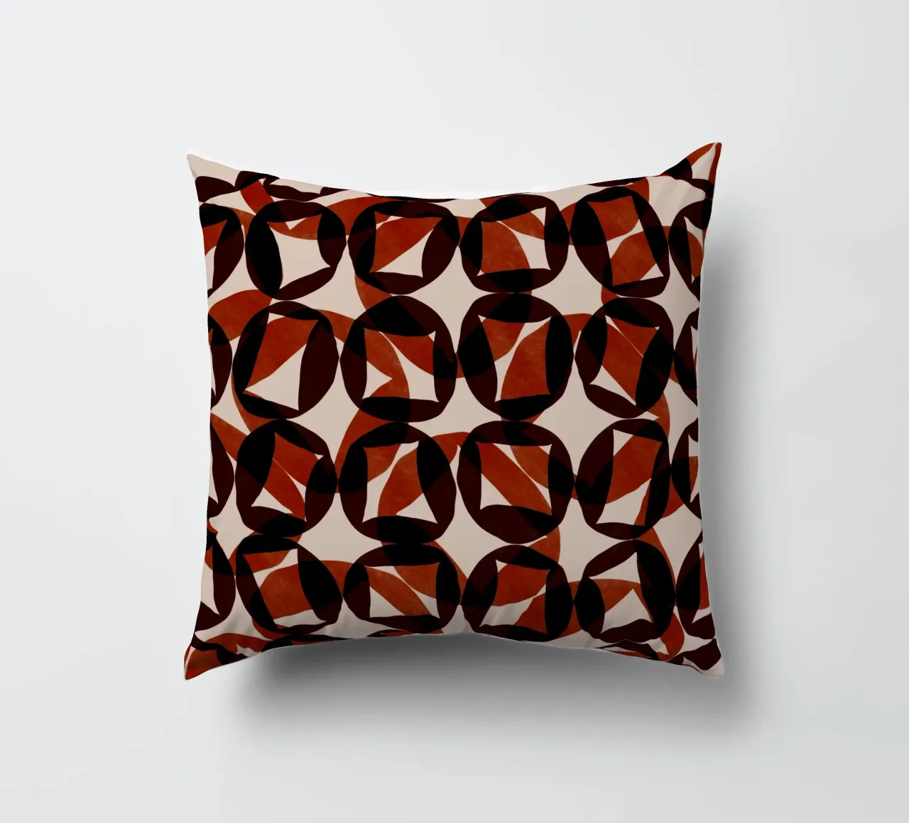 Repetitive pattern 48 decorative cushion by Little Dean