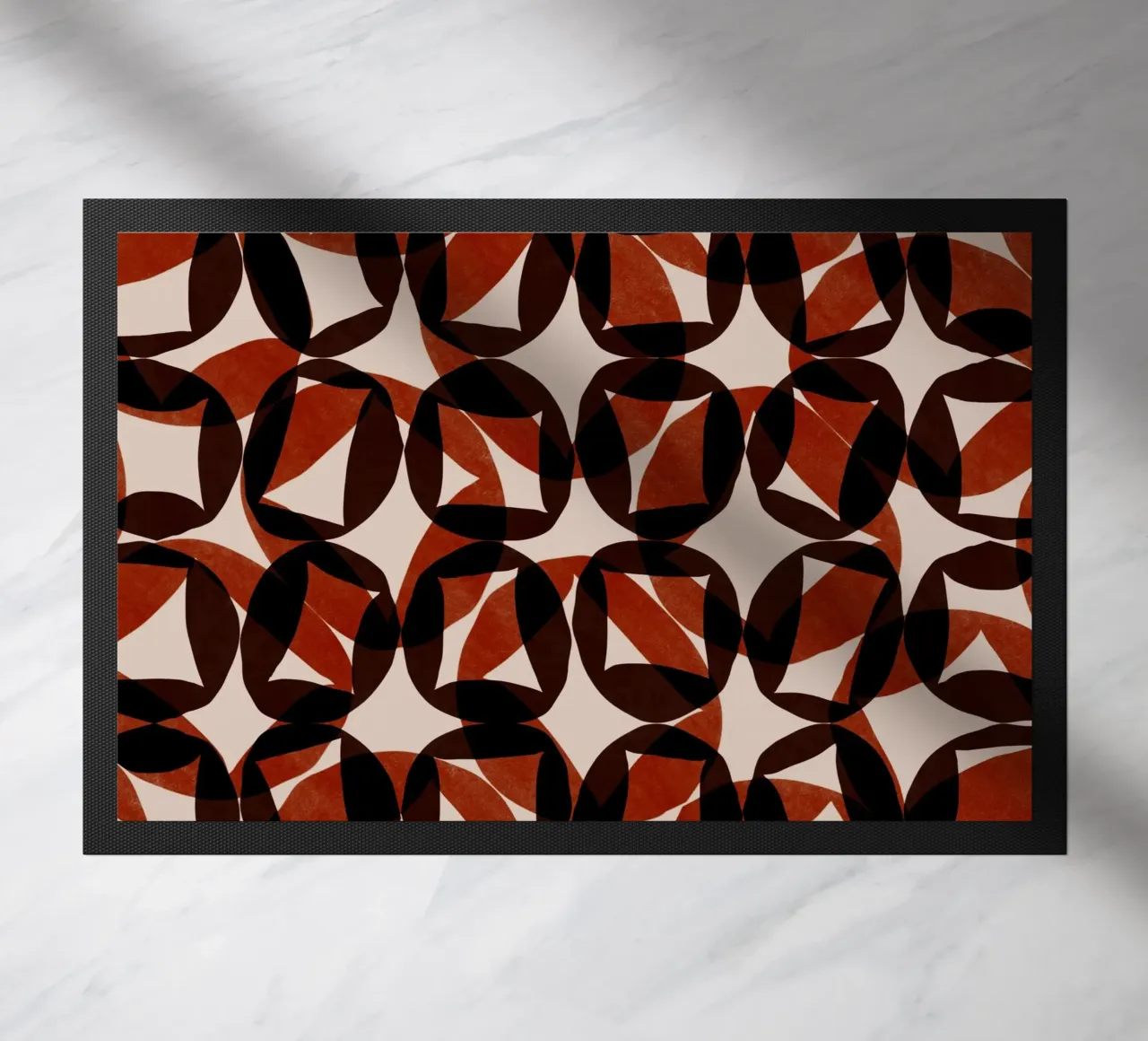 Repetitive pattern 48 doormat by Little Dean
