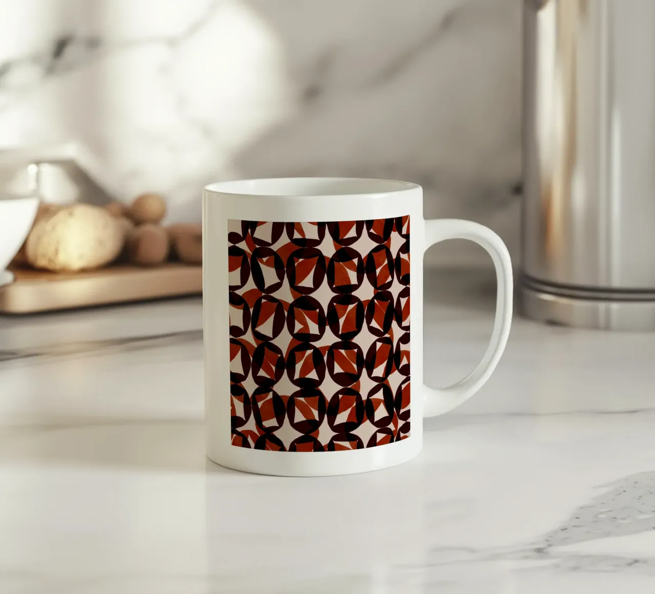Schema ripetitivo 48 tazza in ceramica da Little Dean