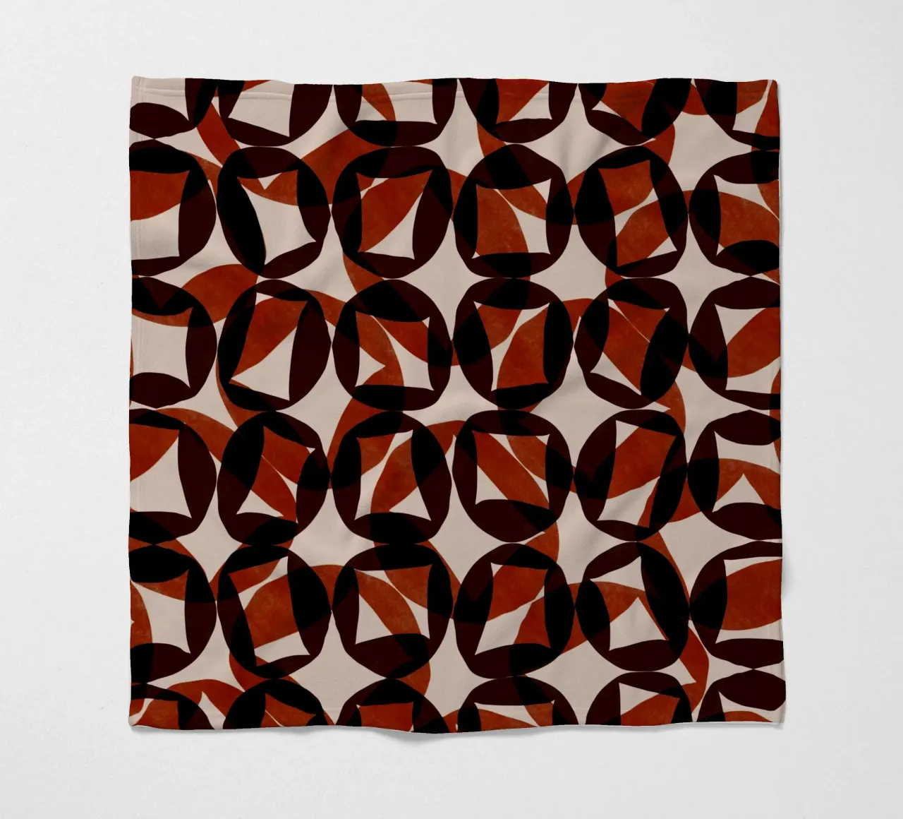 Repetitive pattern 48 fleece blanket by Little Dean