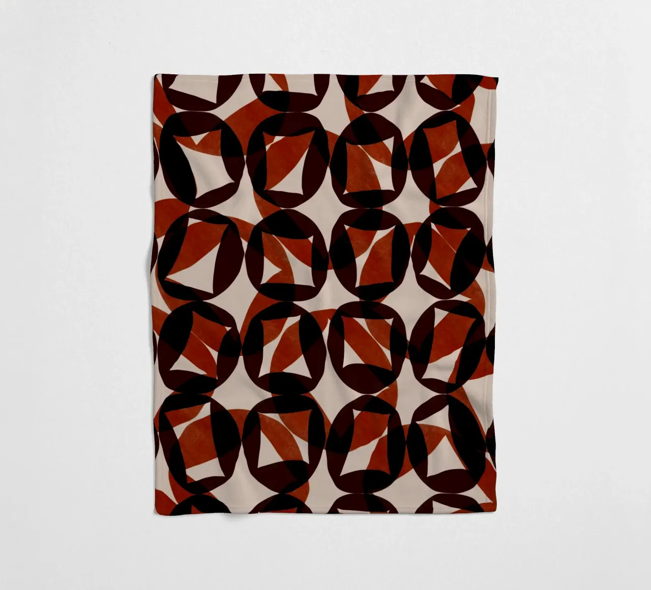 Repetitive pattern 48 fleece blanket by Little Dean