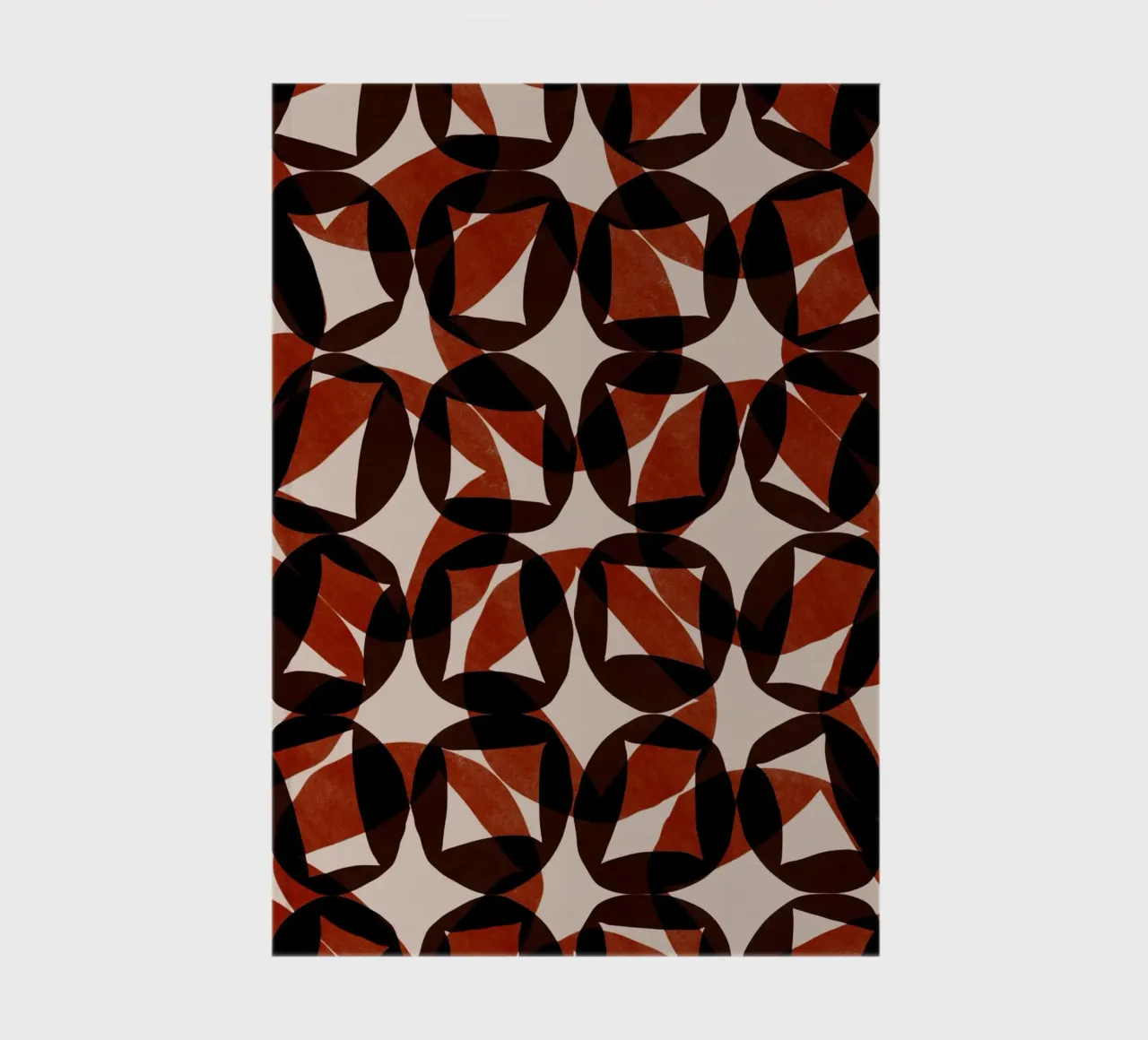 Repetitive pattern 48 notebook by Little Dean
