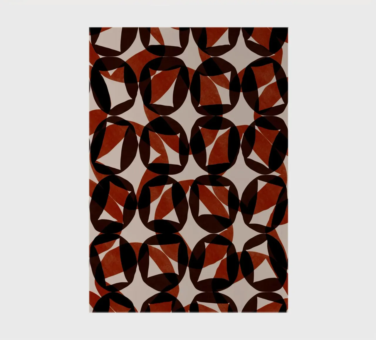 Repetitive pattern 48 notebook by Little Dean