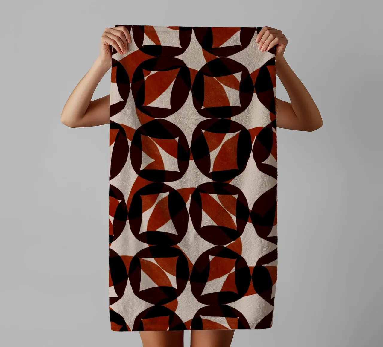 Repetitive pattern 48 towel by Little Dean