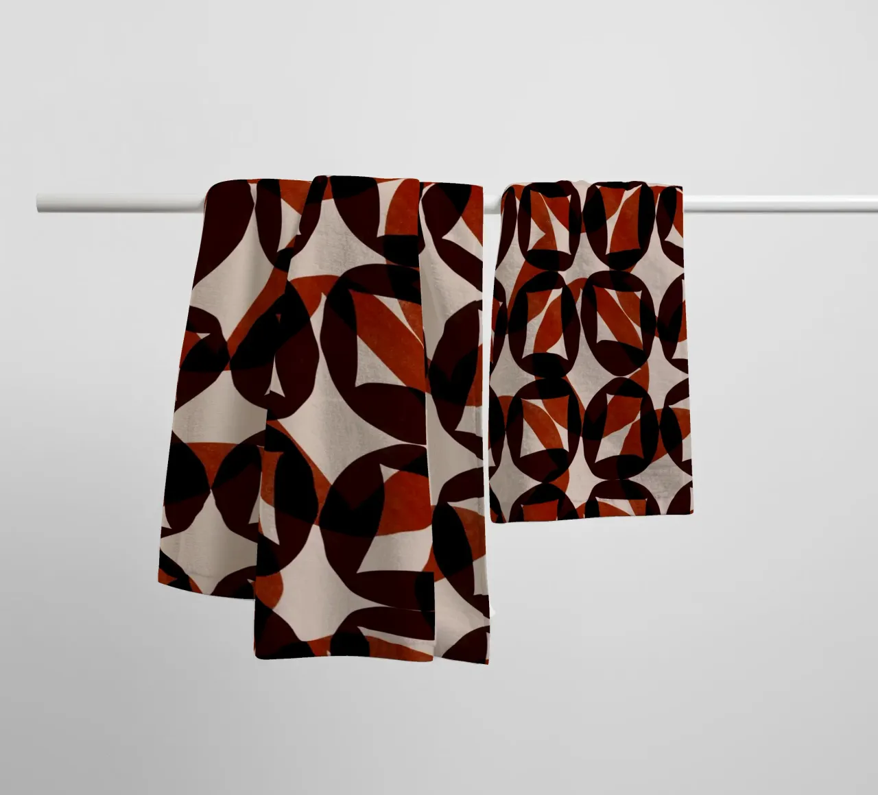 Repetitive pattern 48 towel by Little Dean