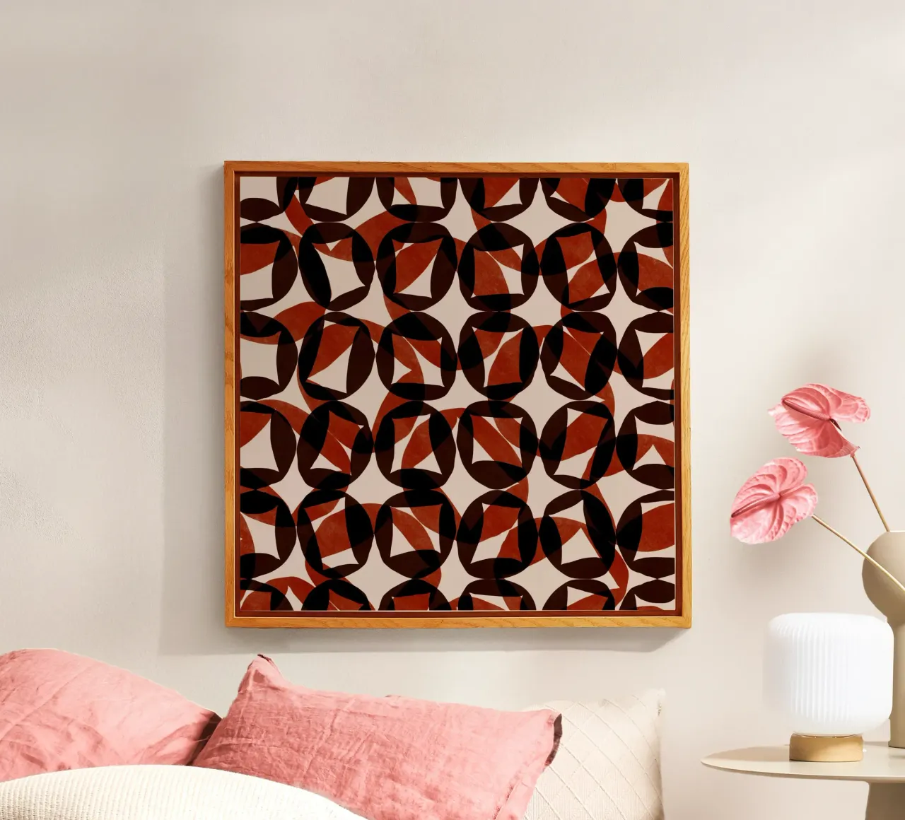 Repeterend patroon 48 acryl van Little Dean