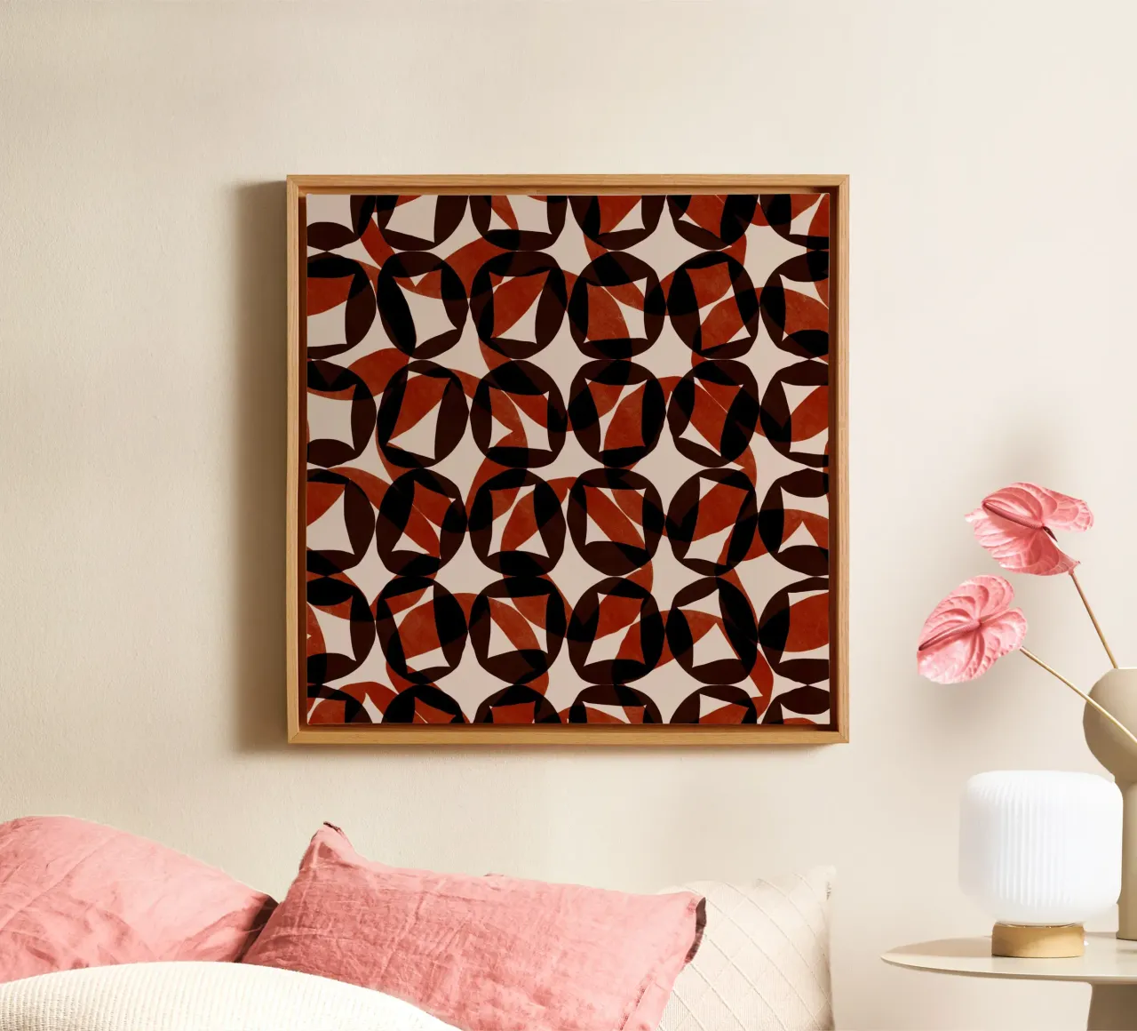 Repetitive pattern 48 canvas by Little Dean