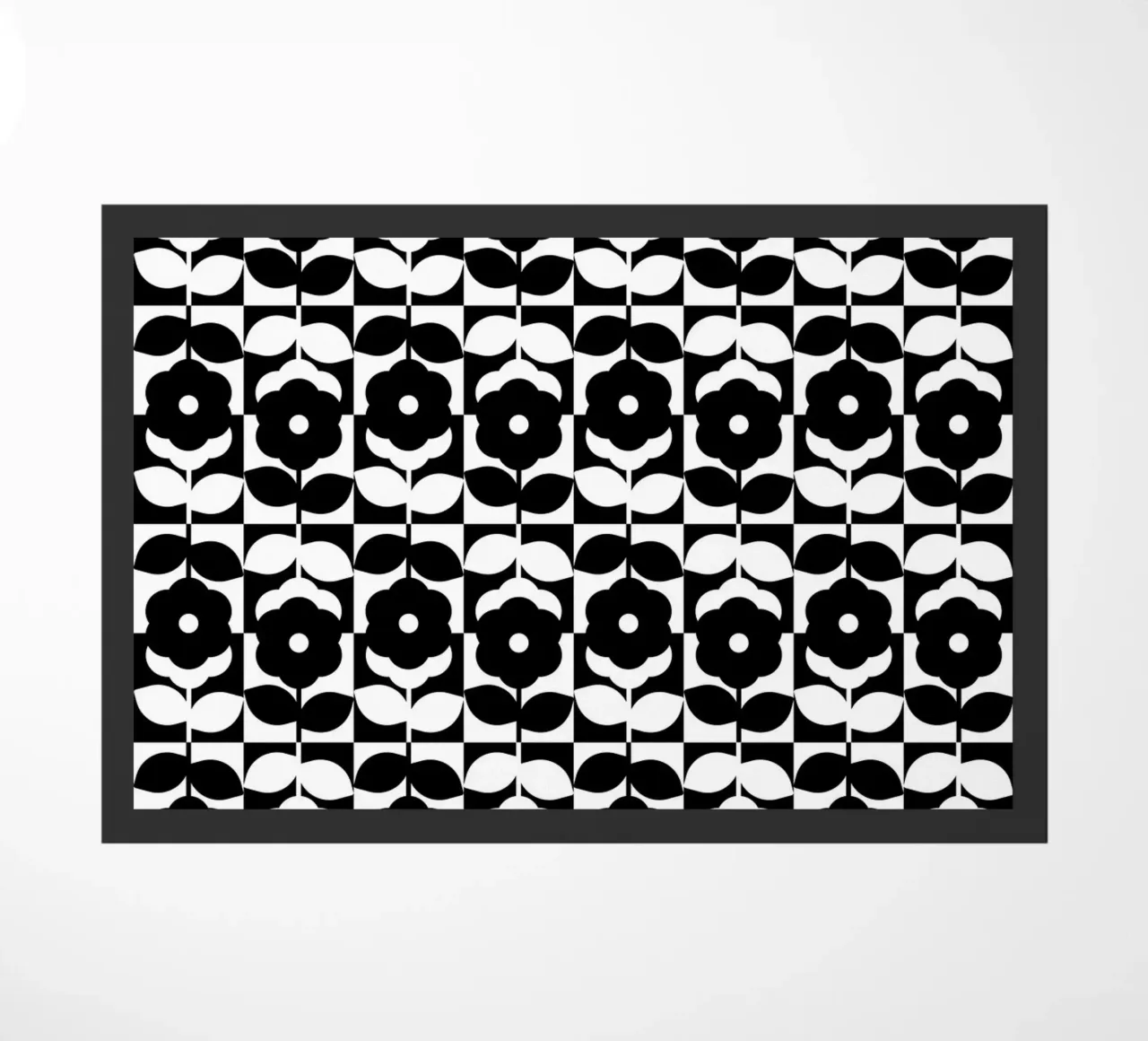 Repetitive pattern 49 doormat by Little Dean