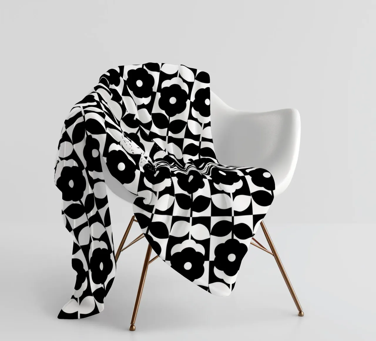 Repetitive pattern 49 fleece blanket by Little Dean