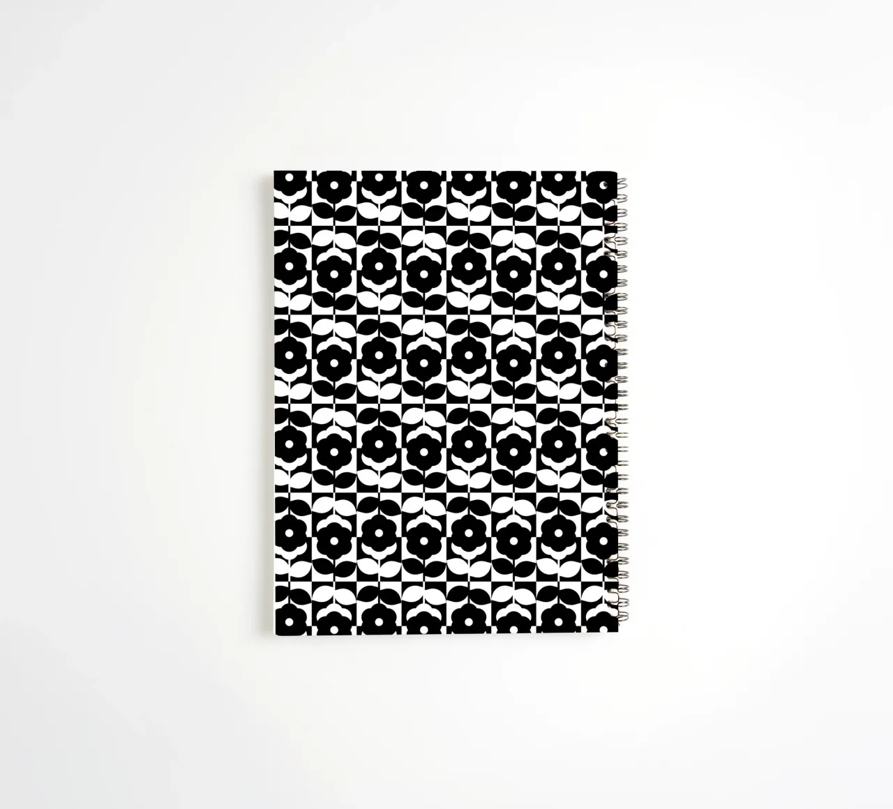 Repetitive pattern 49 spiral notebook by Little Dean