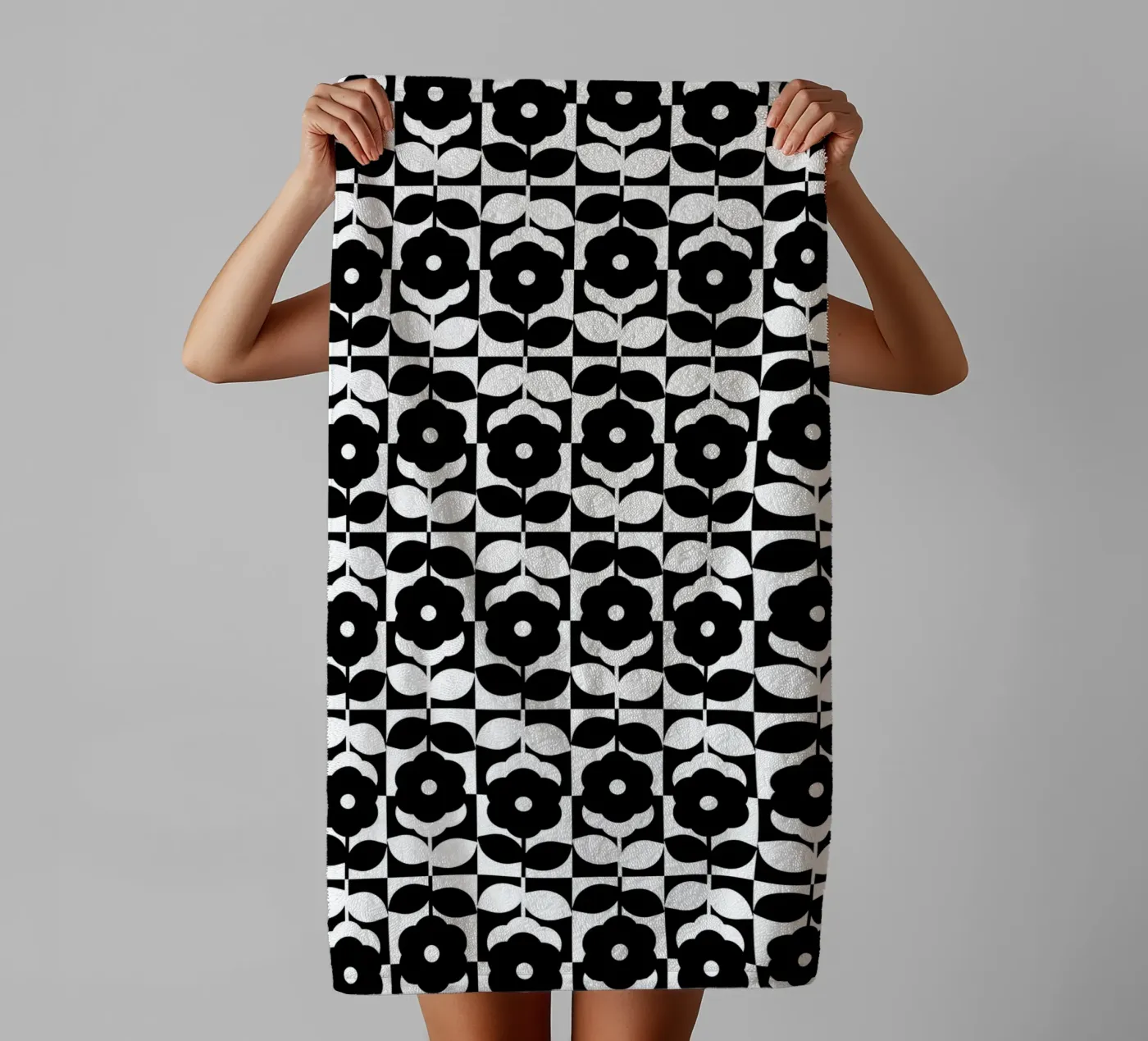 Repetitive pattern 49 towel by Little Dean