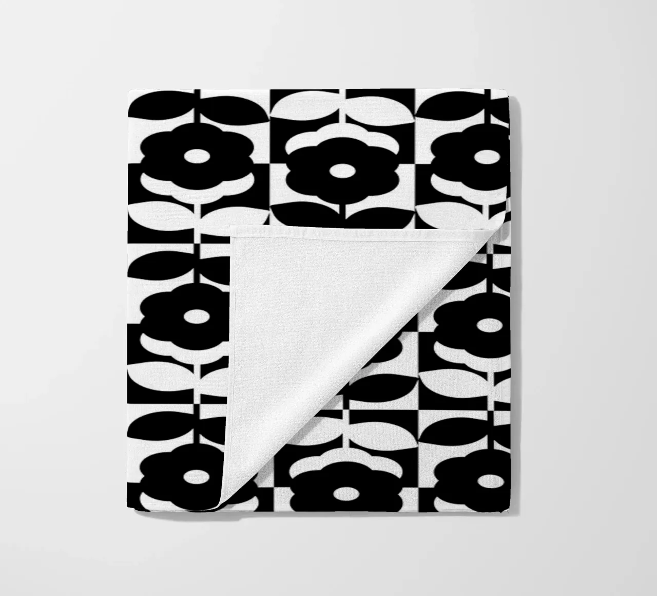 Repetitive pattern 49 beach towel by Little Dean