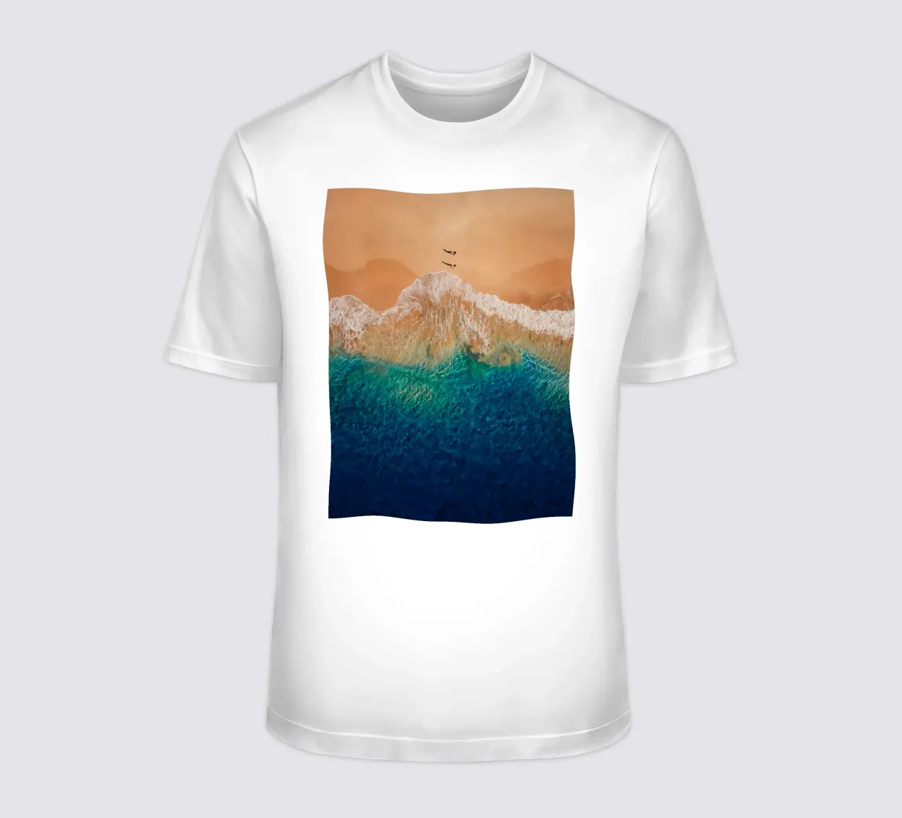 spiaggia oceano t-shirt da Earthly Visions