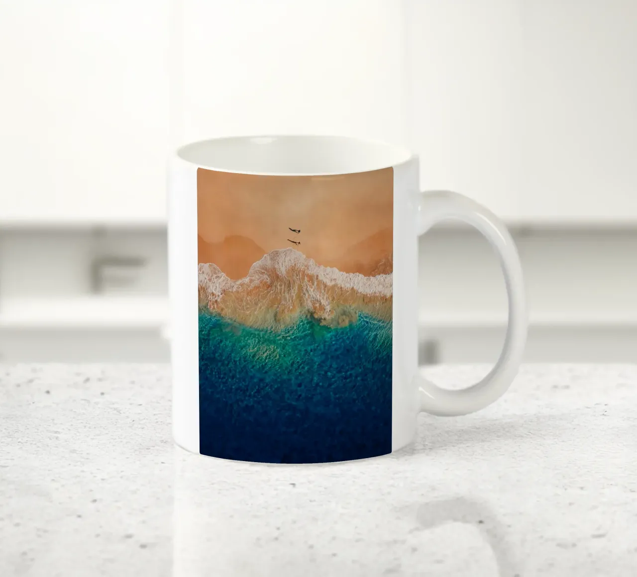 spiaggia oceano tazza in ceramica da Earthly Visions