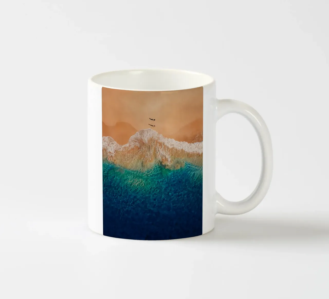 spiaggia oceano tazza in ceramica da Earthly Visions