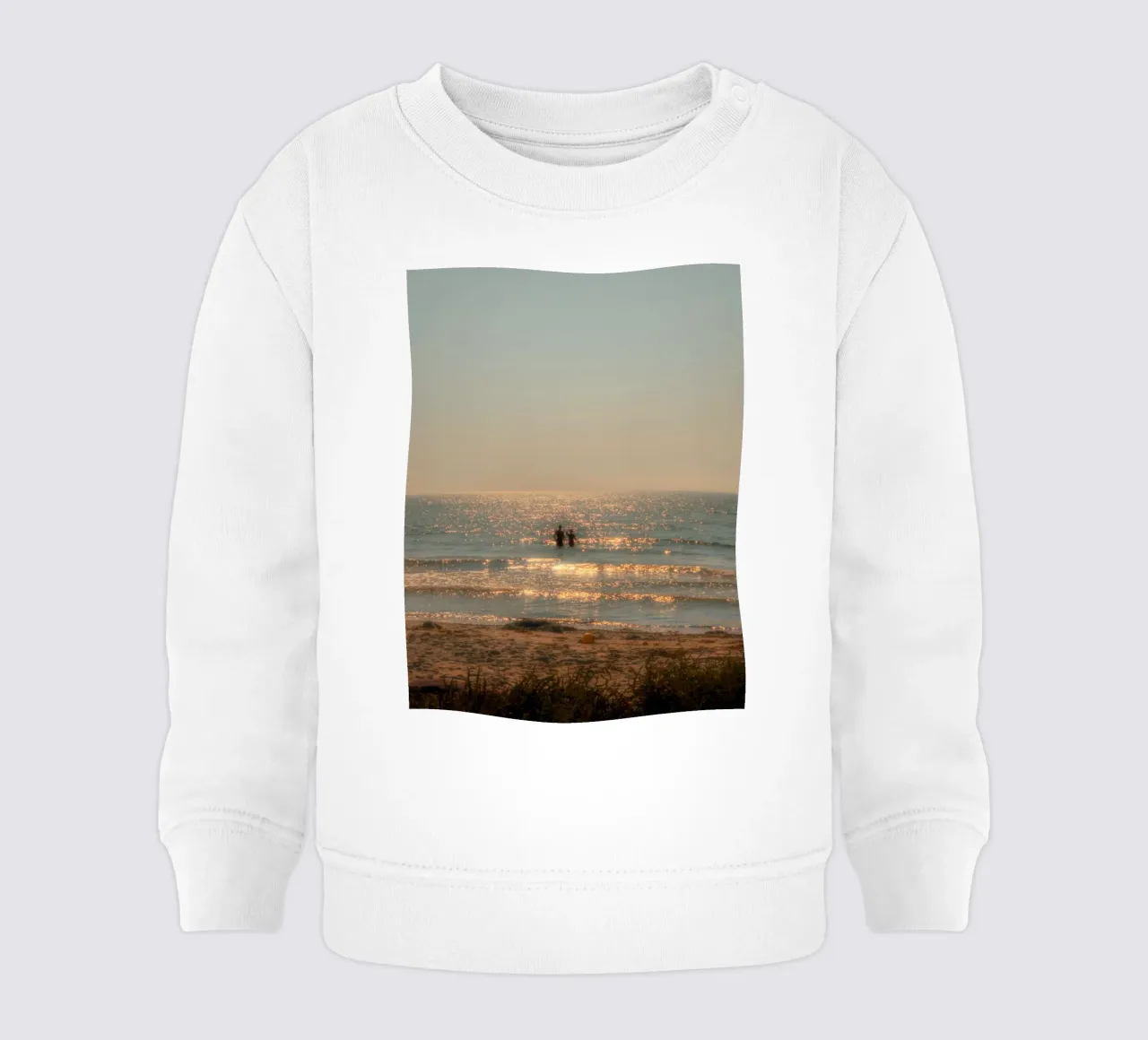 spiaggia oceano felpa neonato da Earthly Visions