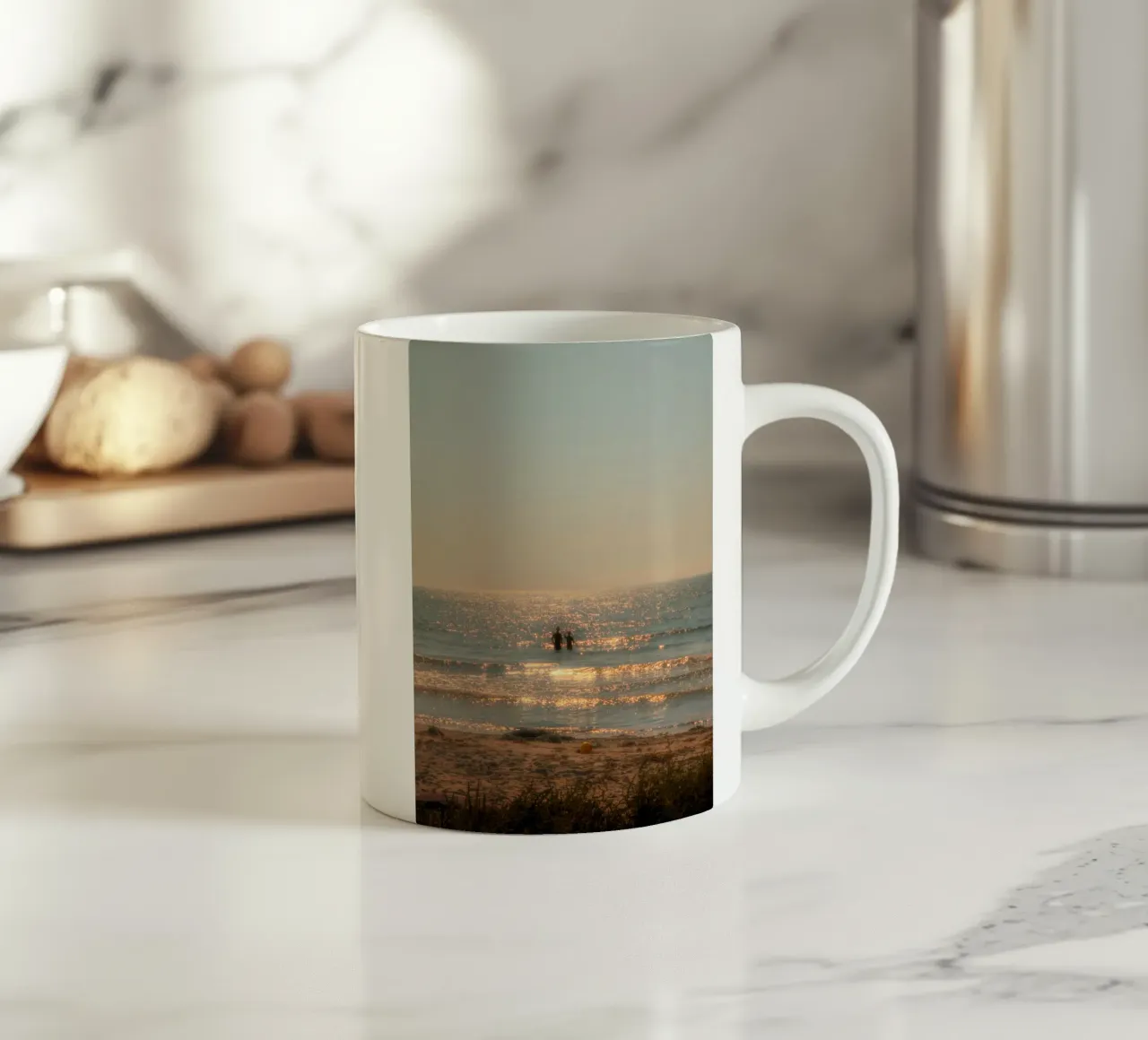 spiaggia oceano tazza in ceramica da Earthly Visions