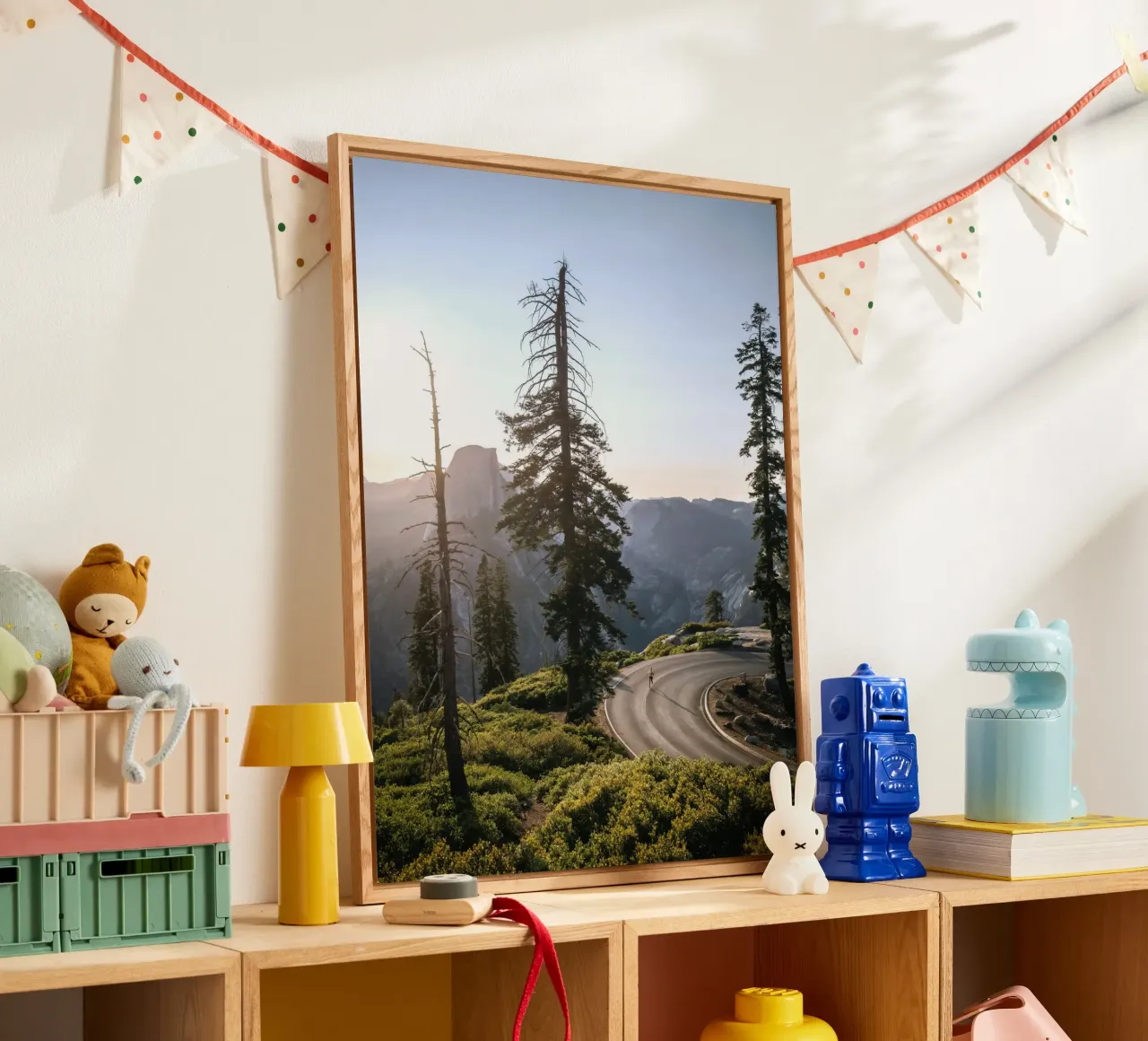 pine trees mountain plexiglass da Earthly Visions