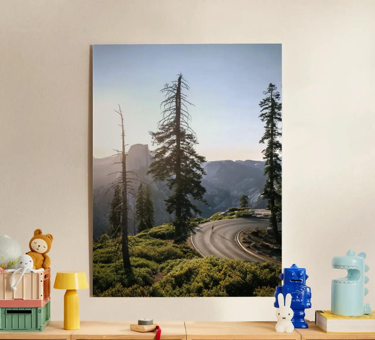 pine trees mountain plexiglas de Earthly Visions