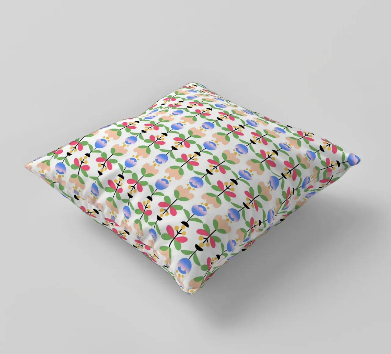 Repetitive pattern 50 decorative cushion by Little Dean